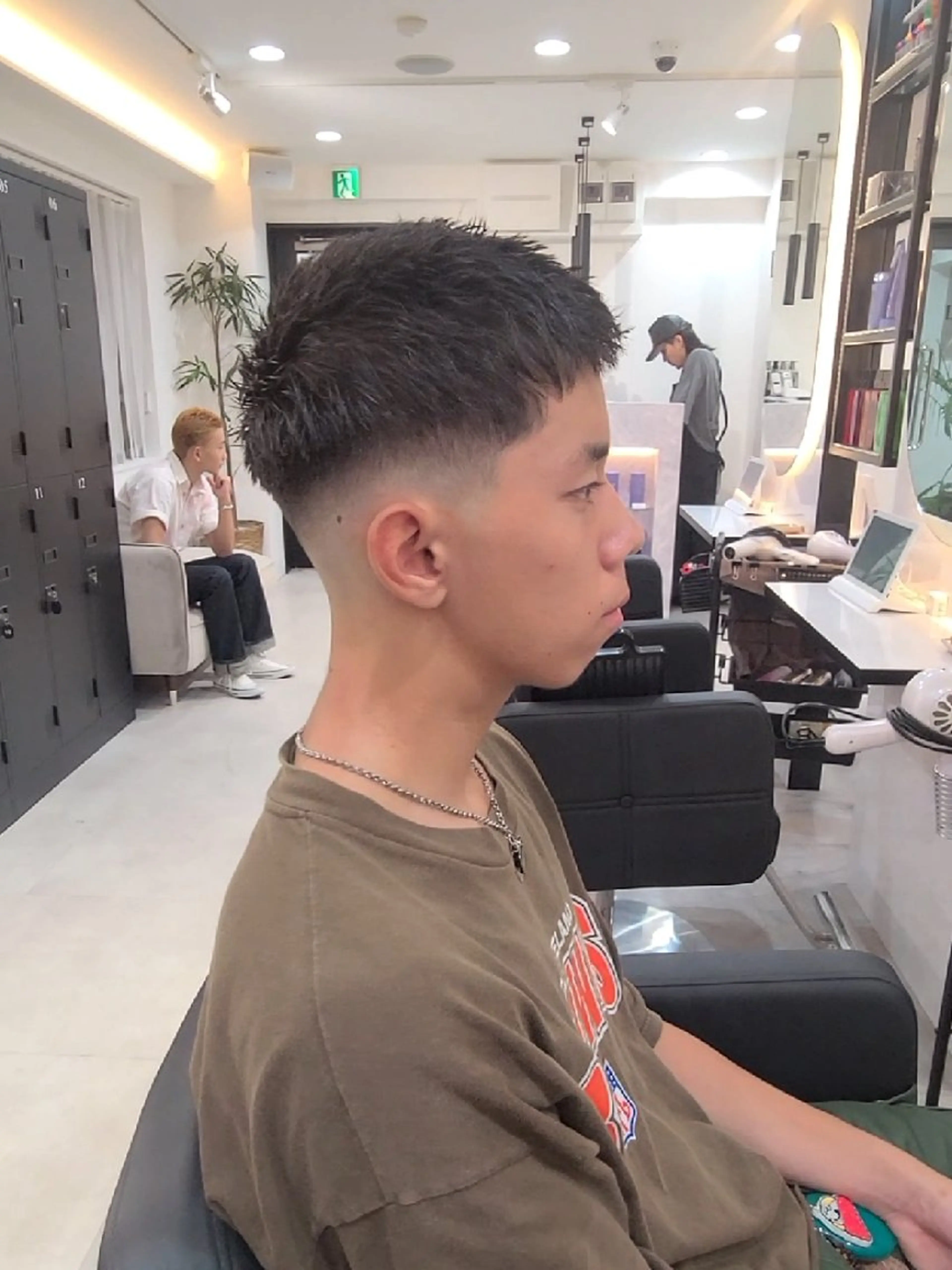 メンズ ショート フェードカット カット ヘアセット Lapis 名古屋駅前店所属・LEN名古屋/パーマ メンズ特化美容師のヘアスタイル