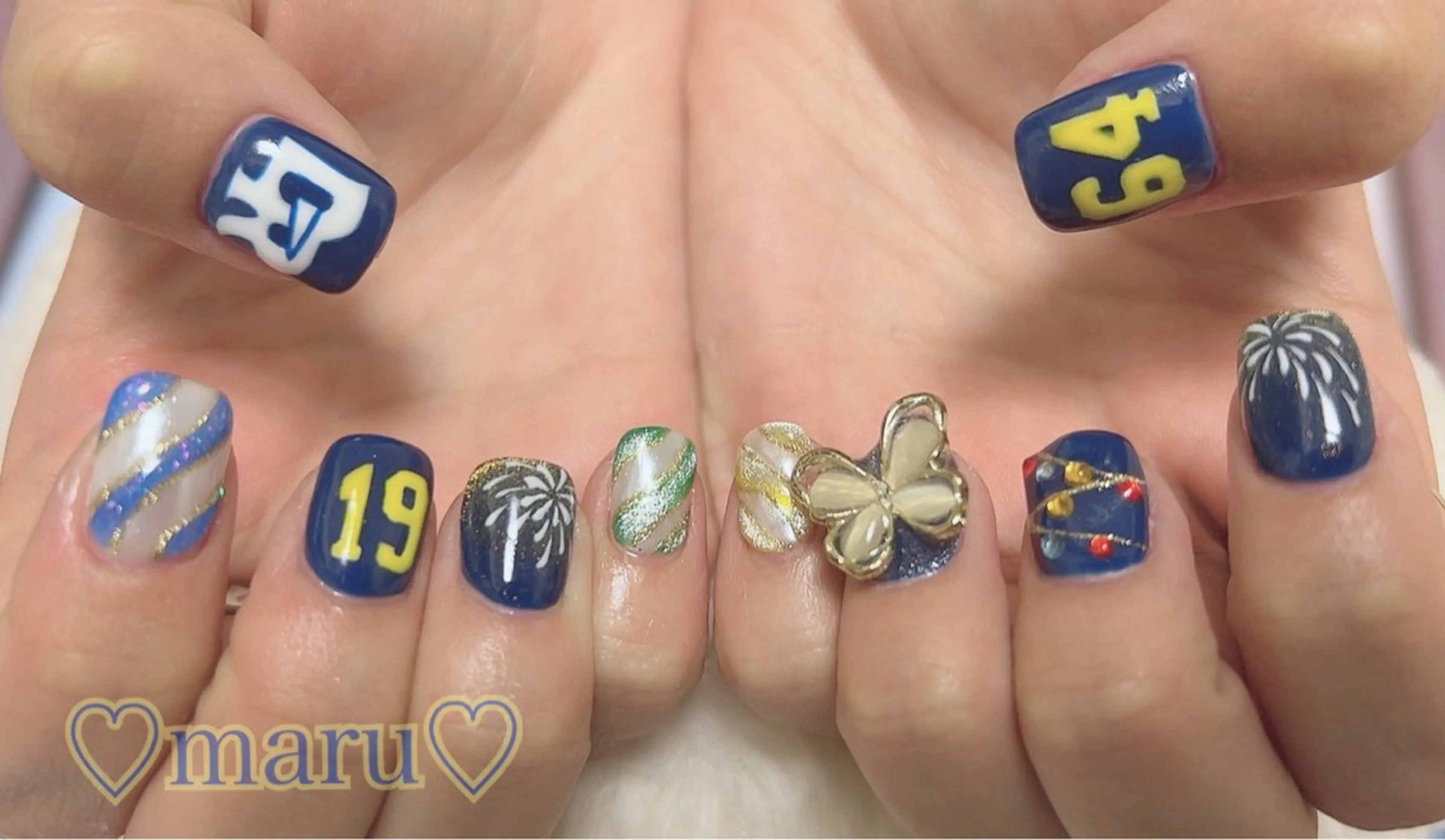 ネイル ハンドネイル フットネイル まるみ ♡のネイルデザイン