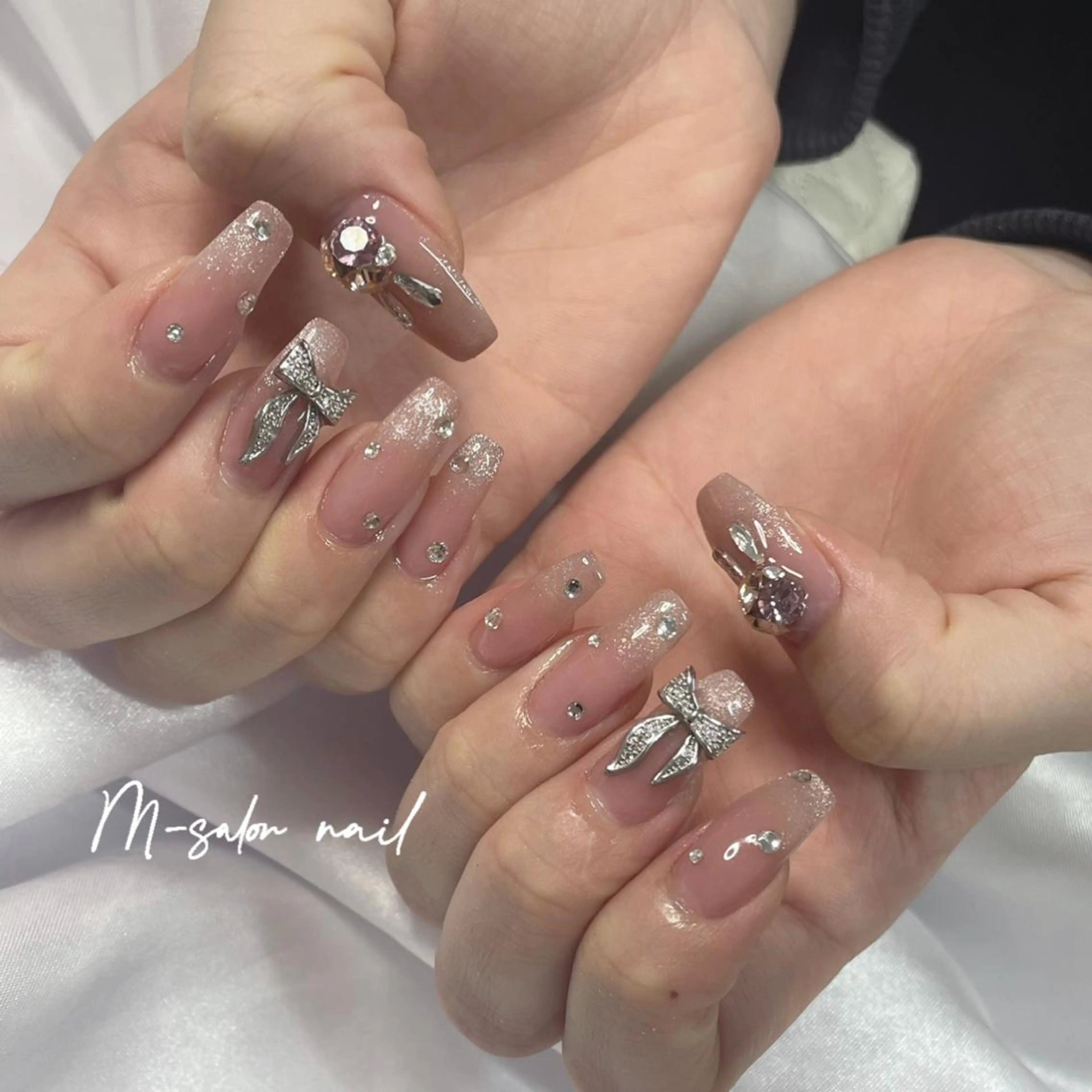 ネイル ハンドネイル 韓国/網紅/パーツ M-salonのネイルデザイン