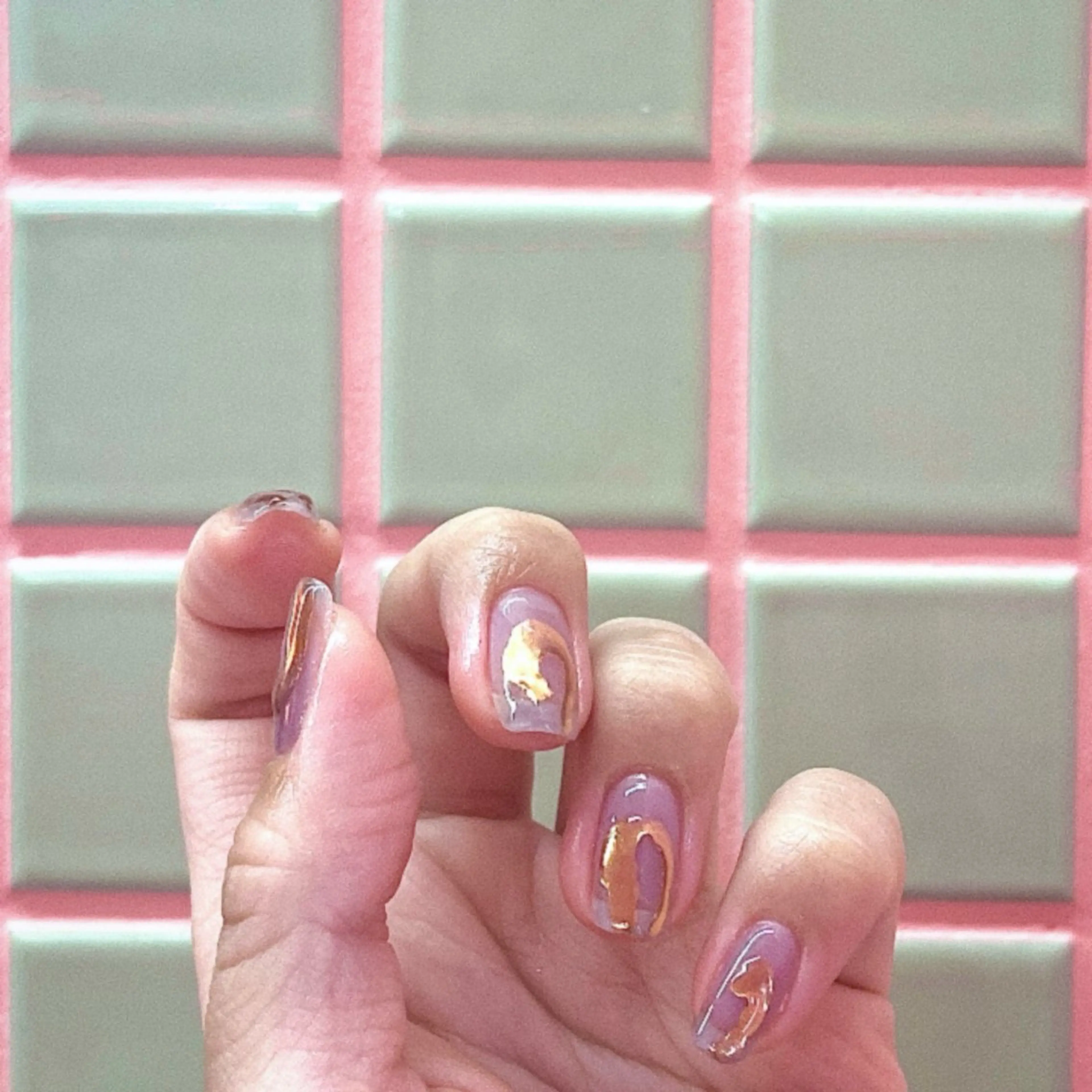 ネイル アートネイル ラメ(グリッター) ミラーネイル beautysalon Be'Leel 平岸本店所属・Be'Leel平岸 kimuraのネイルデザイン