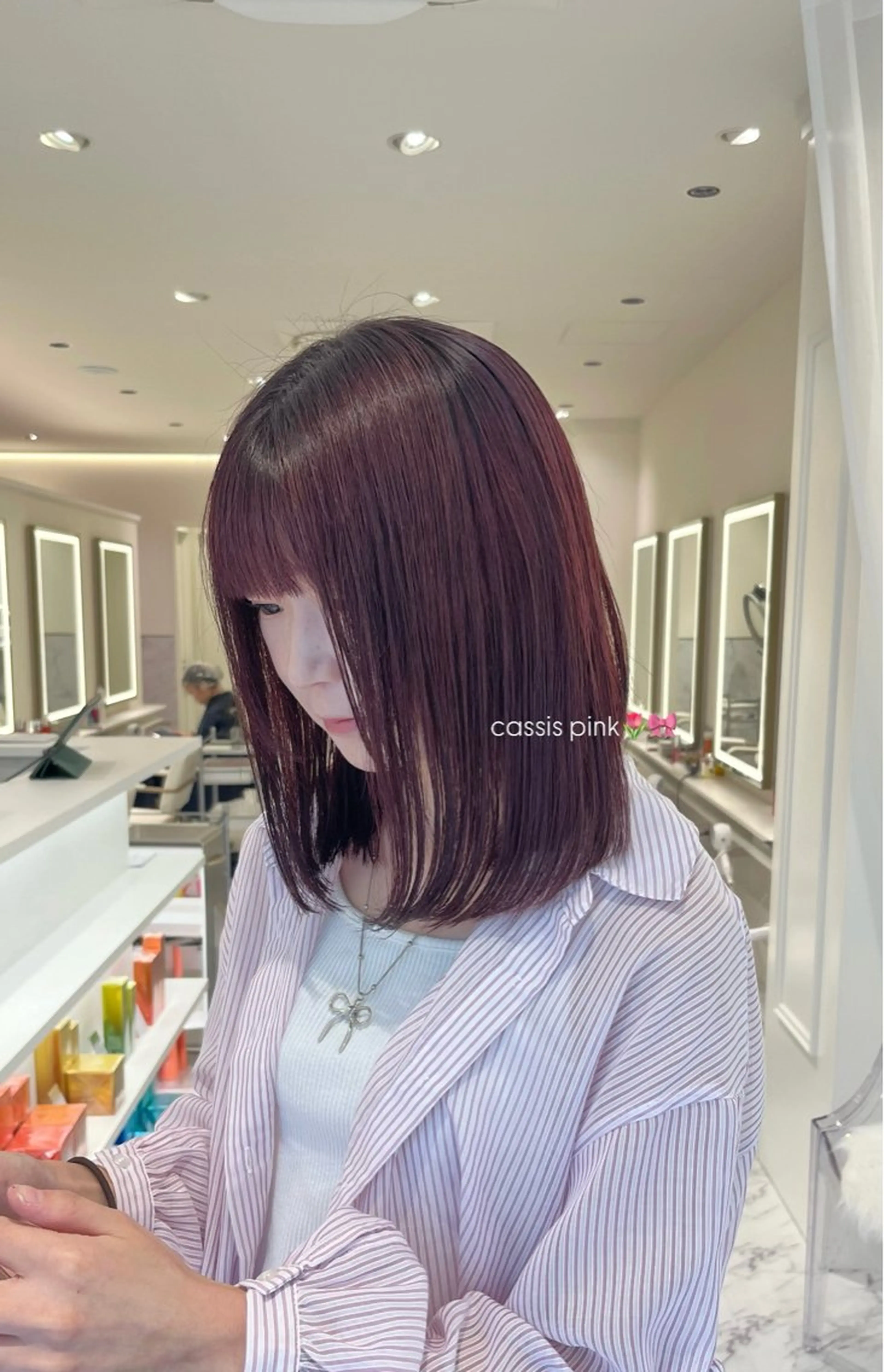 ミディアム カラー ParveMix 🌝🫧山本 玲南のヘアスタイル