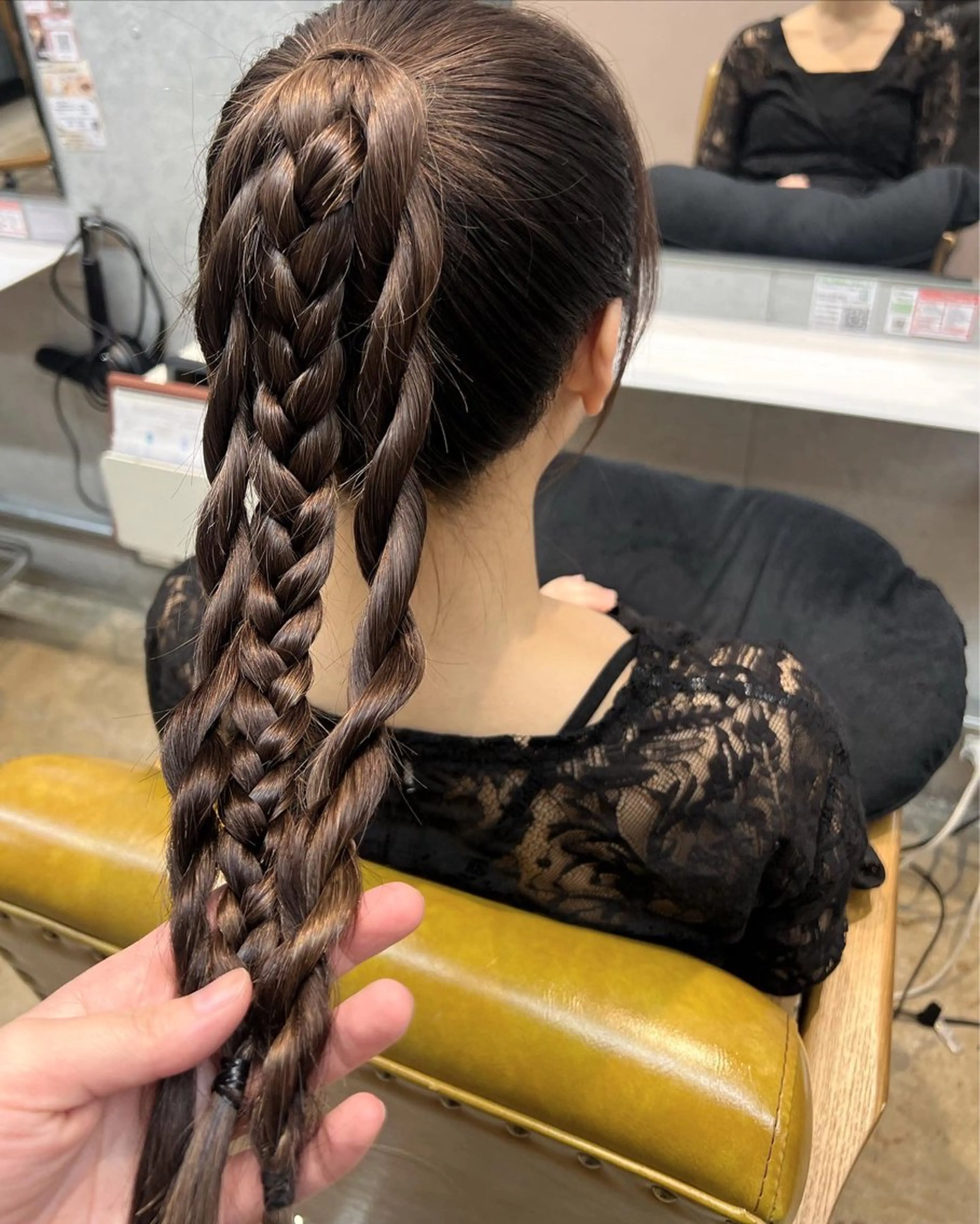 ロング ヘアセット カコ/レイヤーカット ヘアアレンジのヘアスタイル