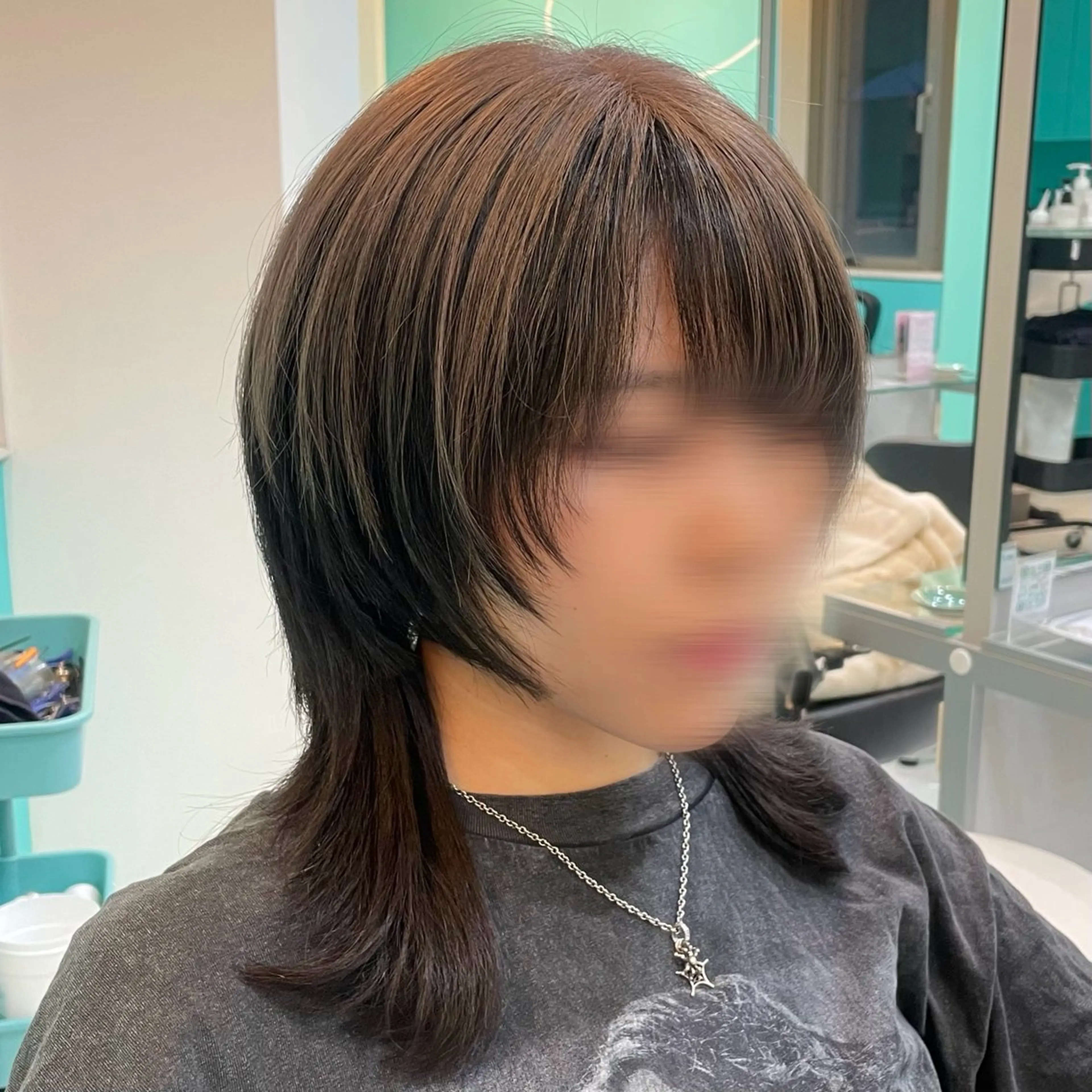 ミディアム カラー ヘアカラー トリートメント 艶/透明感 🫧カラーのヘアスタイル