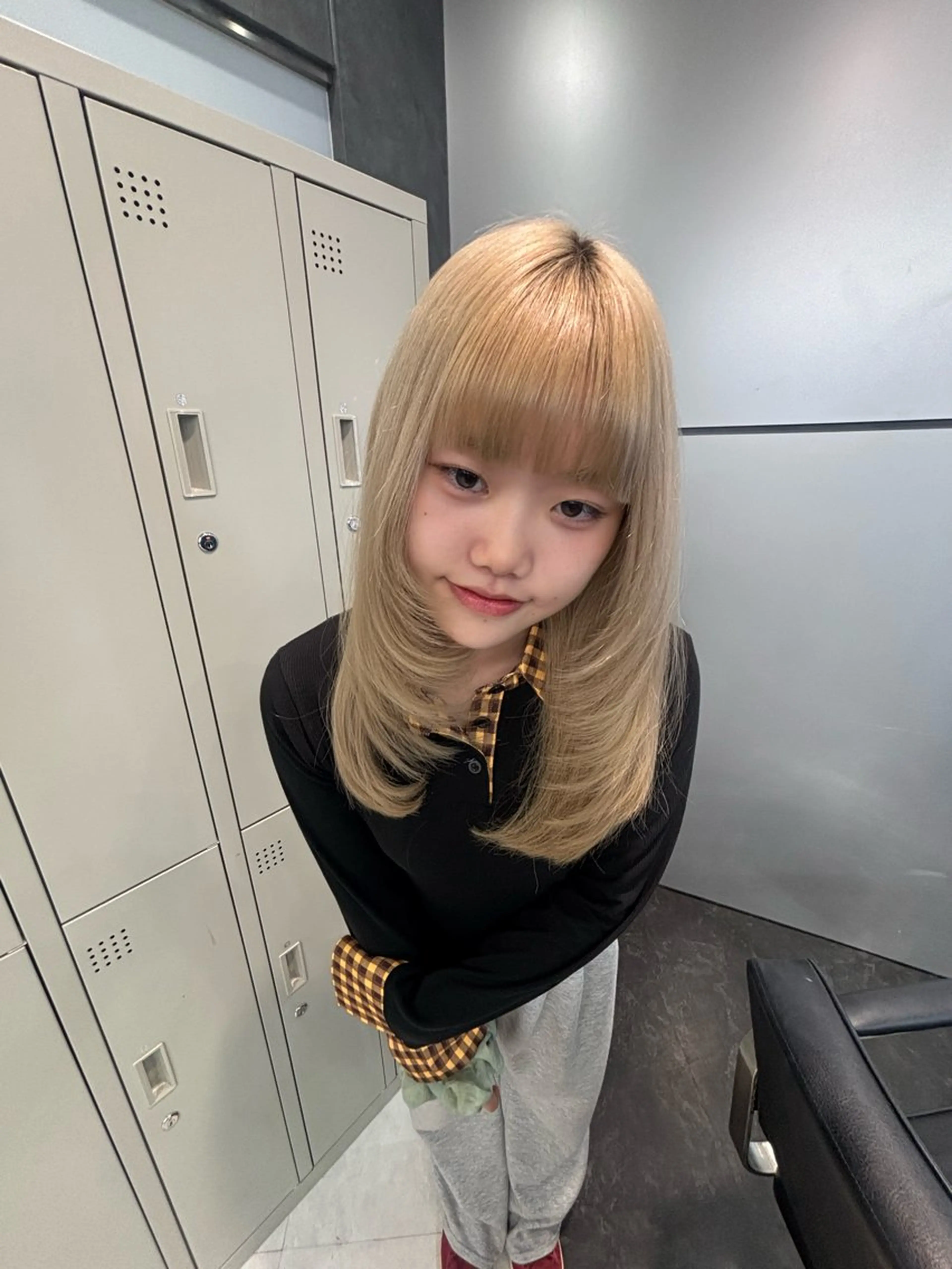 ロング カラー ヘアアレンジ ヘアカラー トリートメント ミルクティー/ピンク カラー/ みう🎀のヘアスタイル