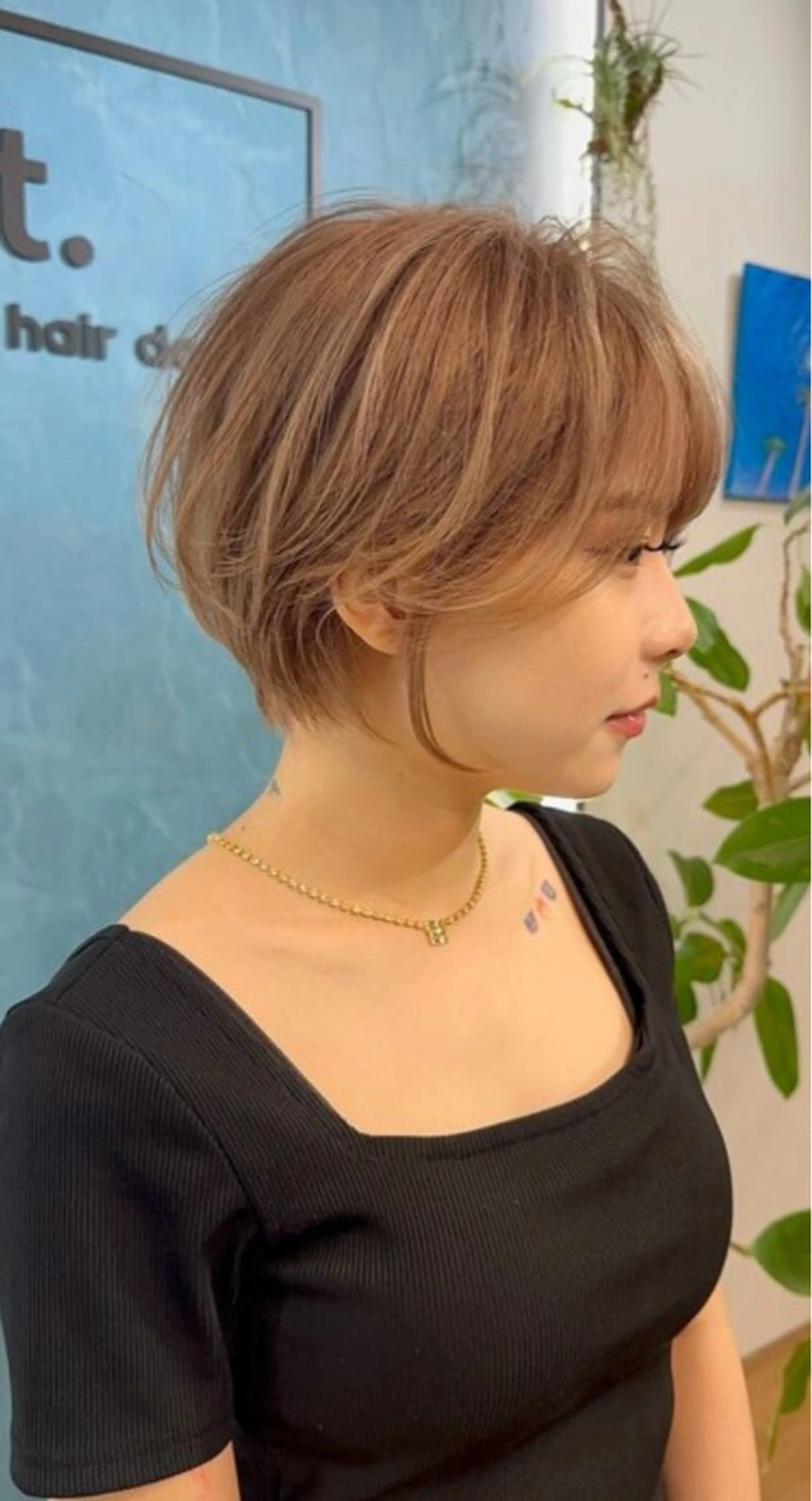 ショート ショートボブ ボブ ショートヘア カット ヘアカラー lit.所属・【lit.】SATO HIROSHIのヘアスタイル