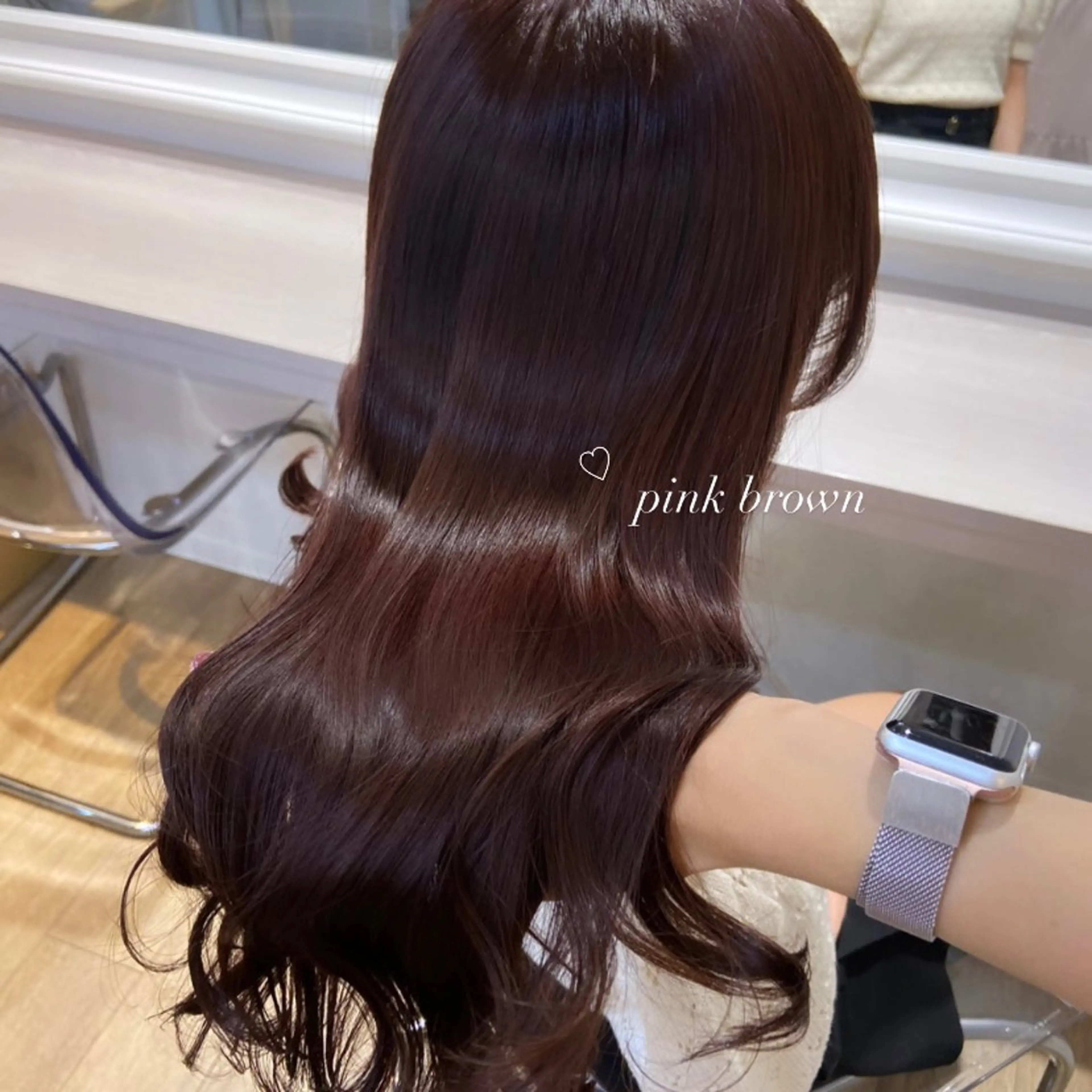 セミロング カラー mai 🥀 パーマモデル募集🌀のヘアスタイル