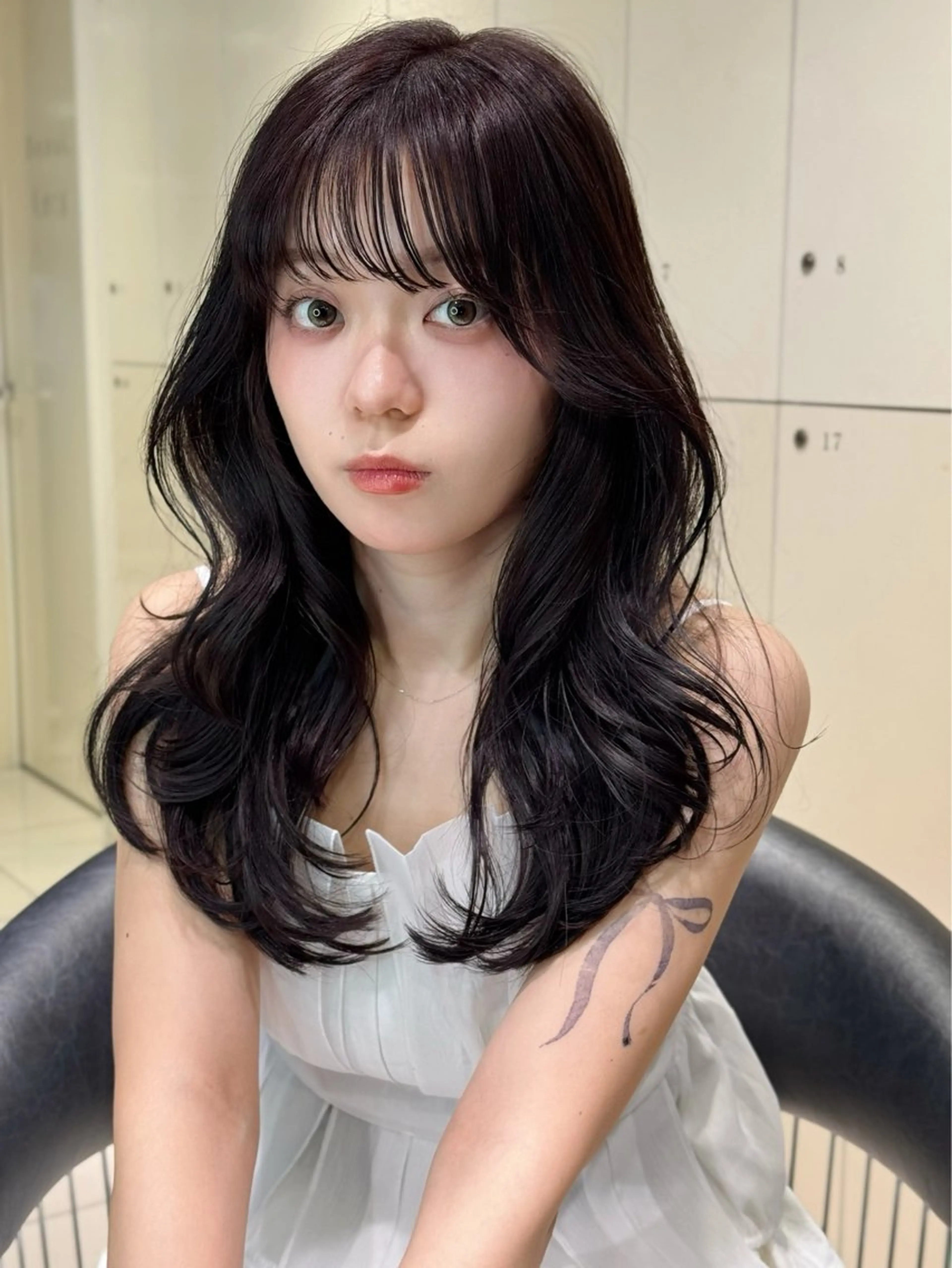 ロング 髪質改善 トリートメント ヘアカラー トリートメント 髪質改善”艶"カラー 🤍Hono🐶のヘアスタイル