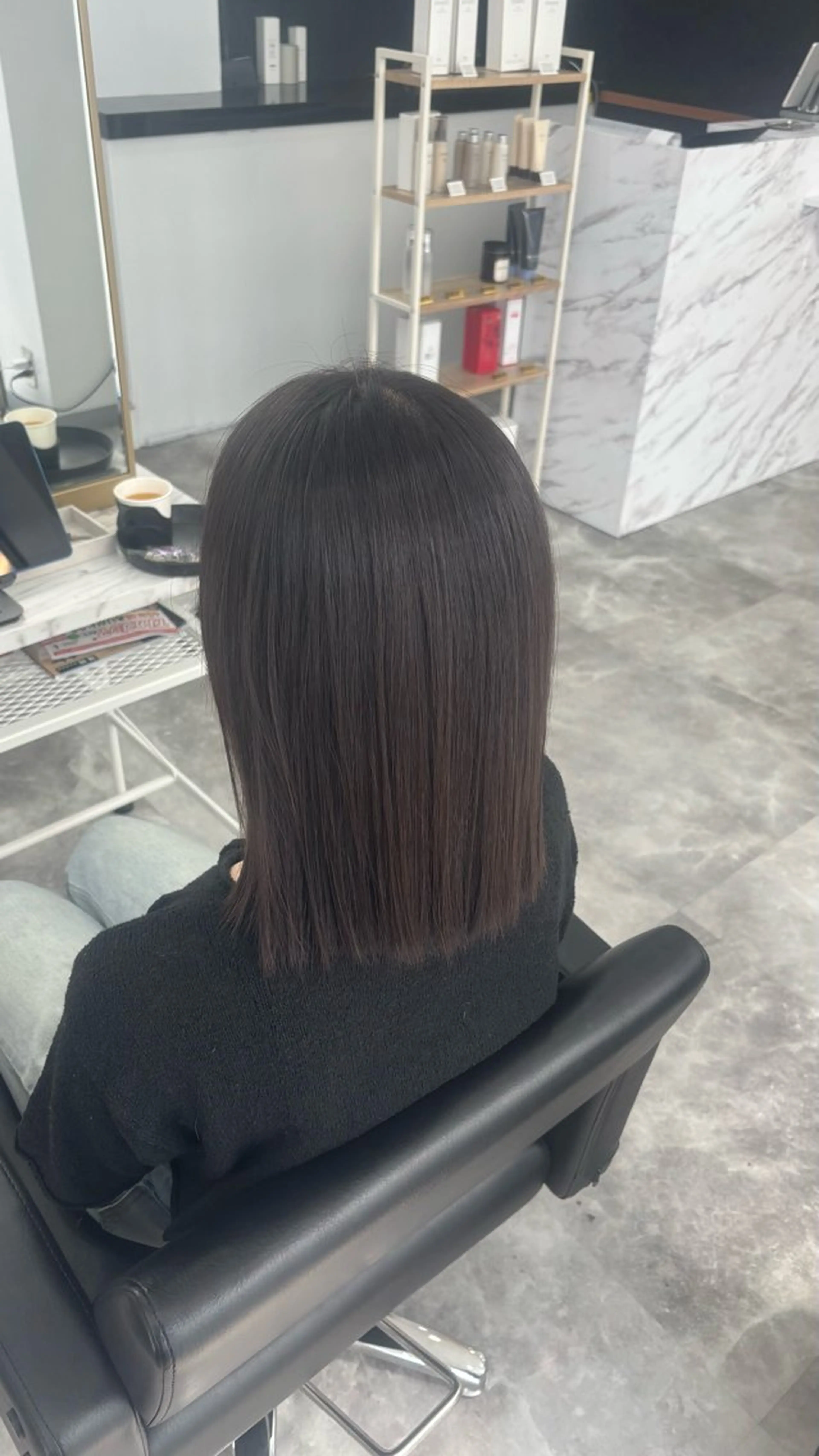 ショート 縮毛矯正 縮毛矯正 🫧ROSEL / REIA🫶🏻🩵のヘアスタイル