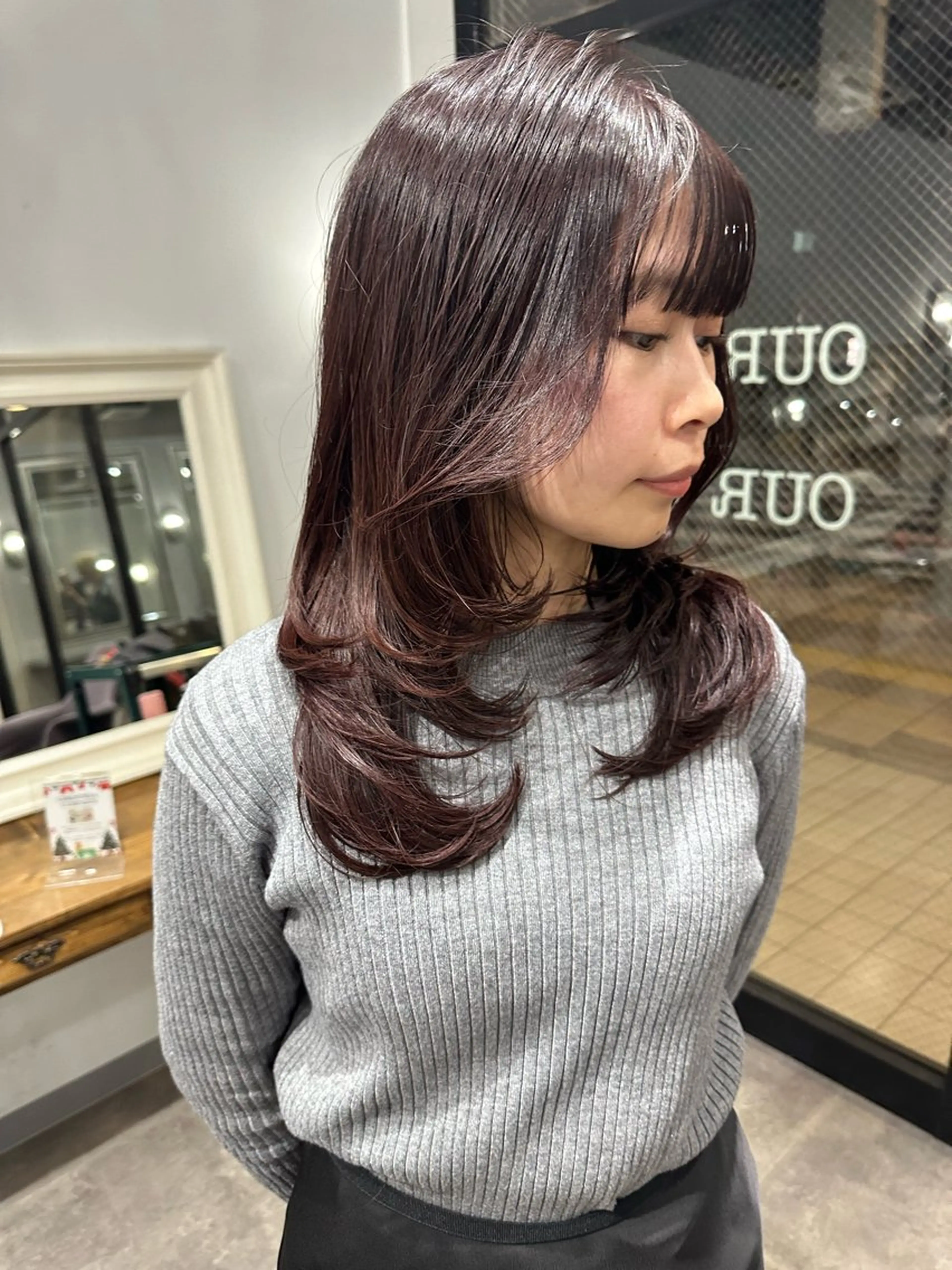 アディクシーカラー＋ミルボントリートメントの写真