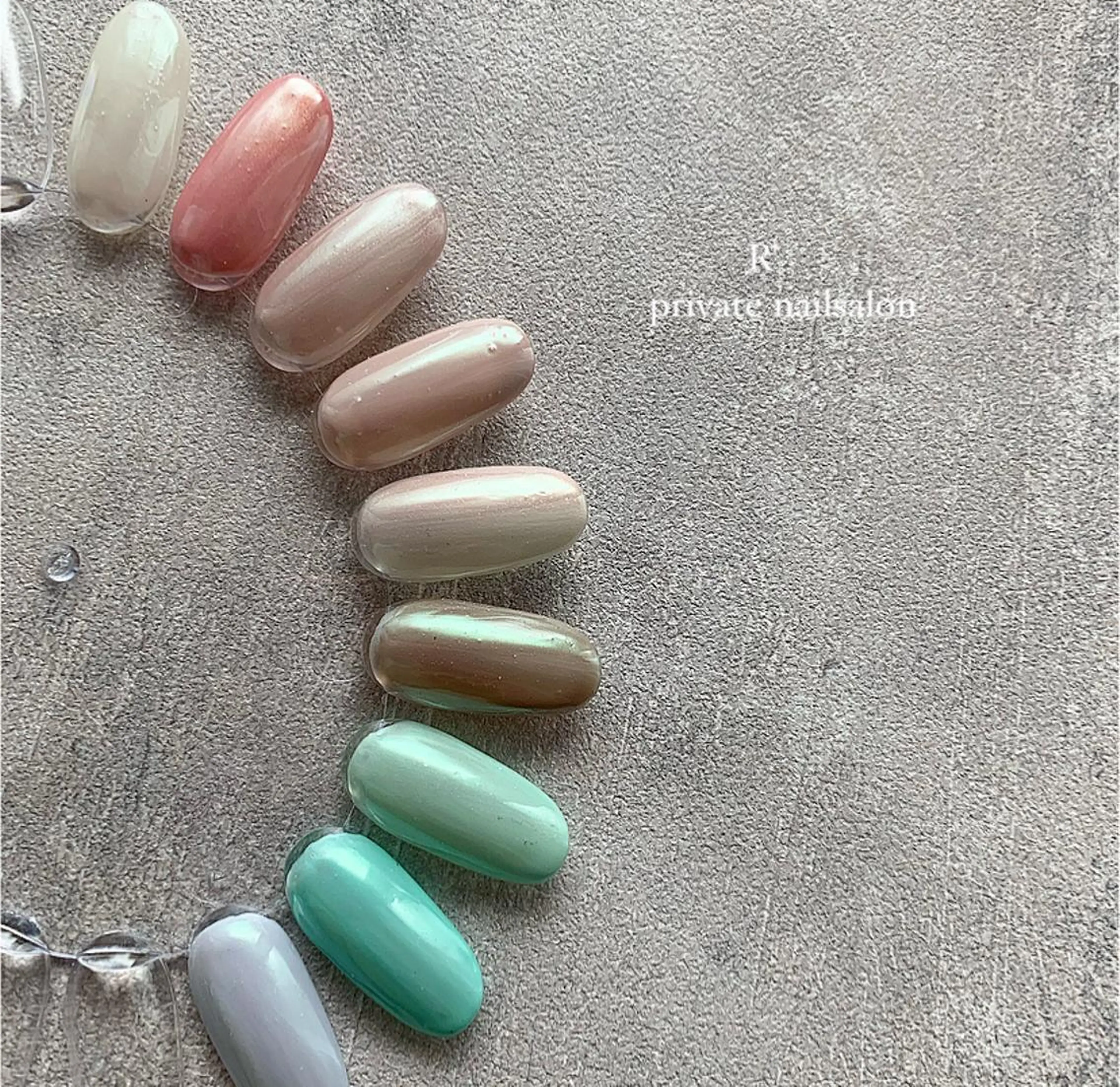 ネイル オーロラネイル Bersinar nail所属・Bersinar nail(rina)のネイルデザイン