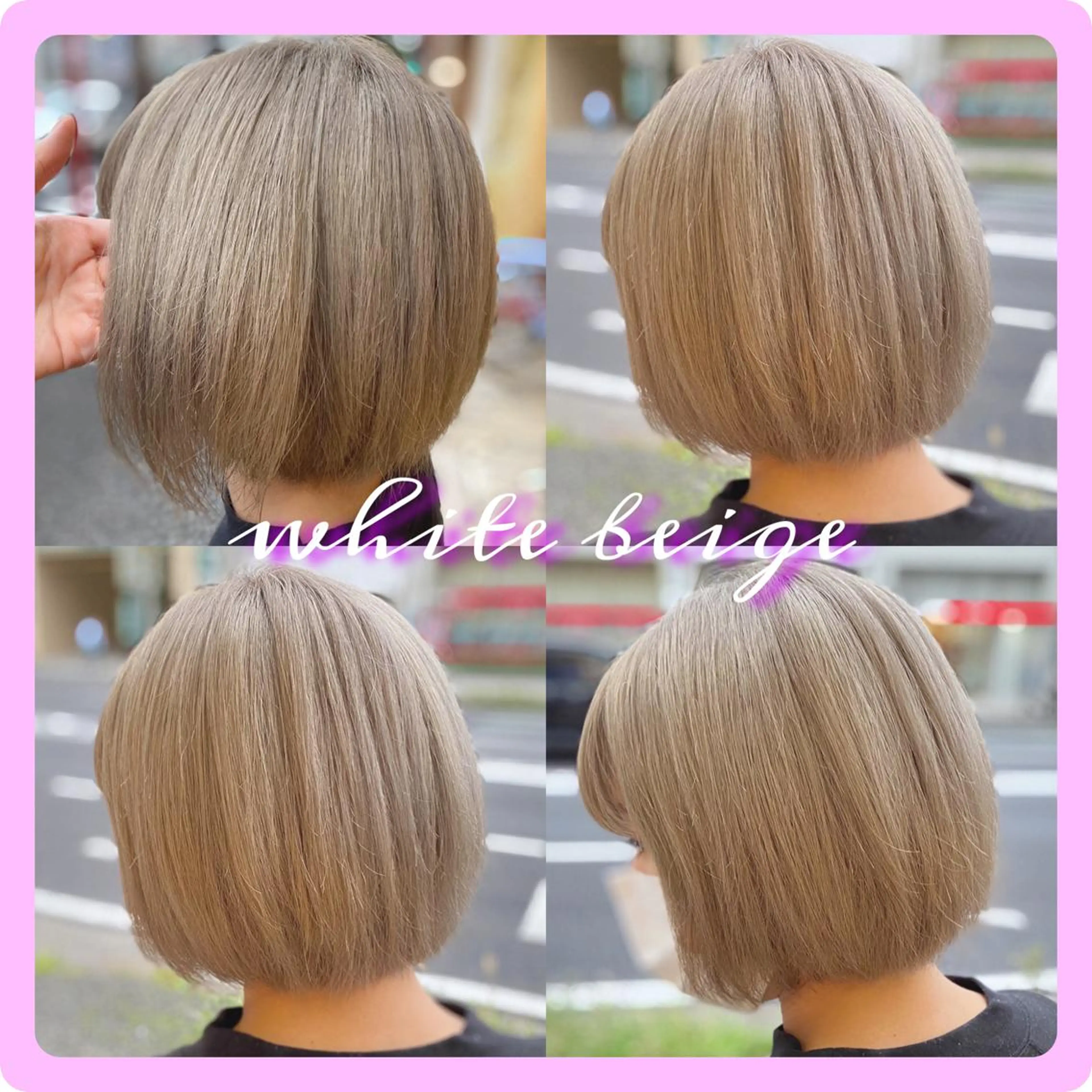ショート カラー 韓国ヘア🤍 NATSUNEのヘアスタイル