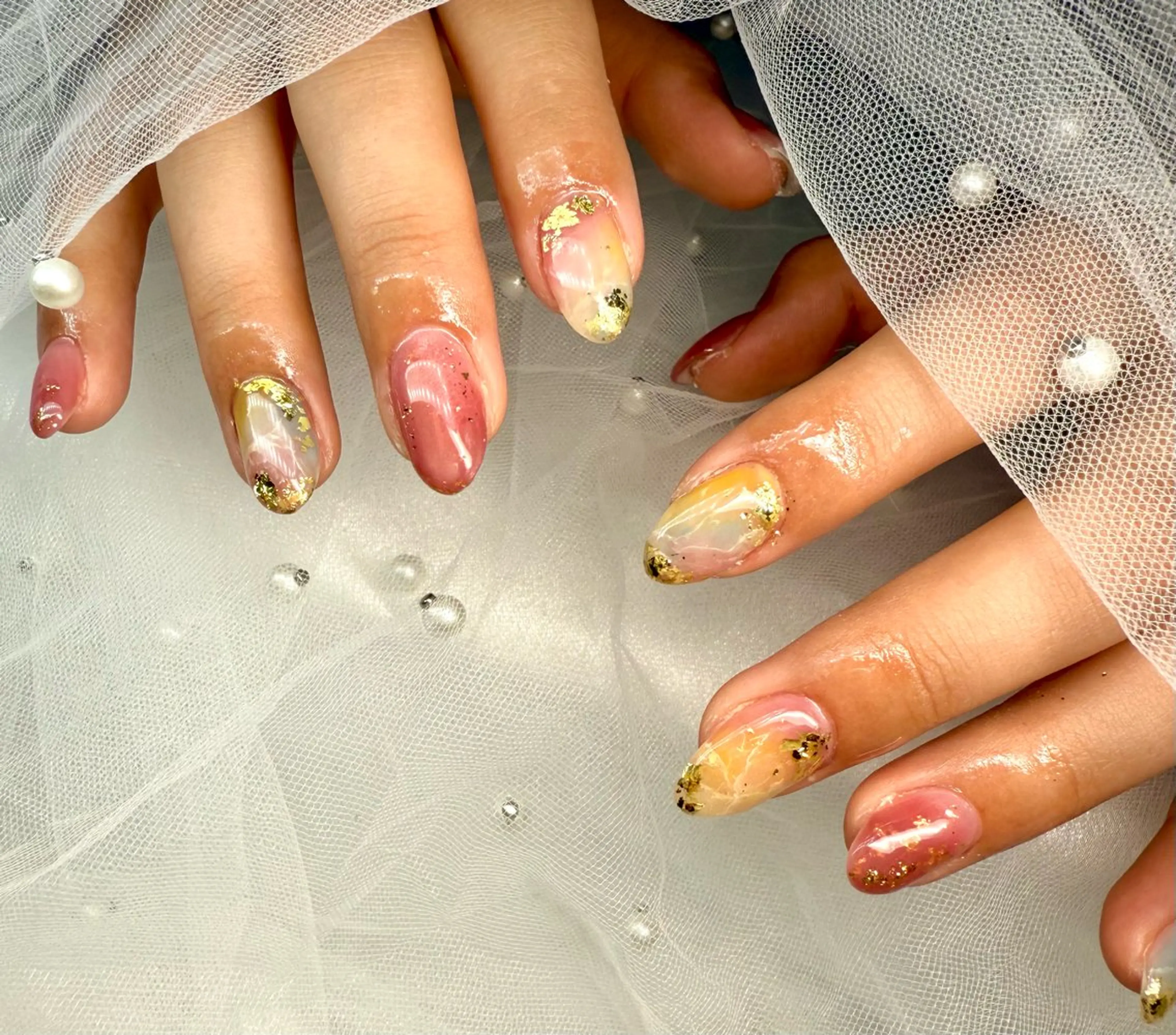 カラー -yuu-所属・Lino ﾟのネイルデザイン