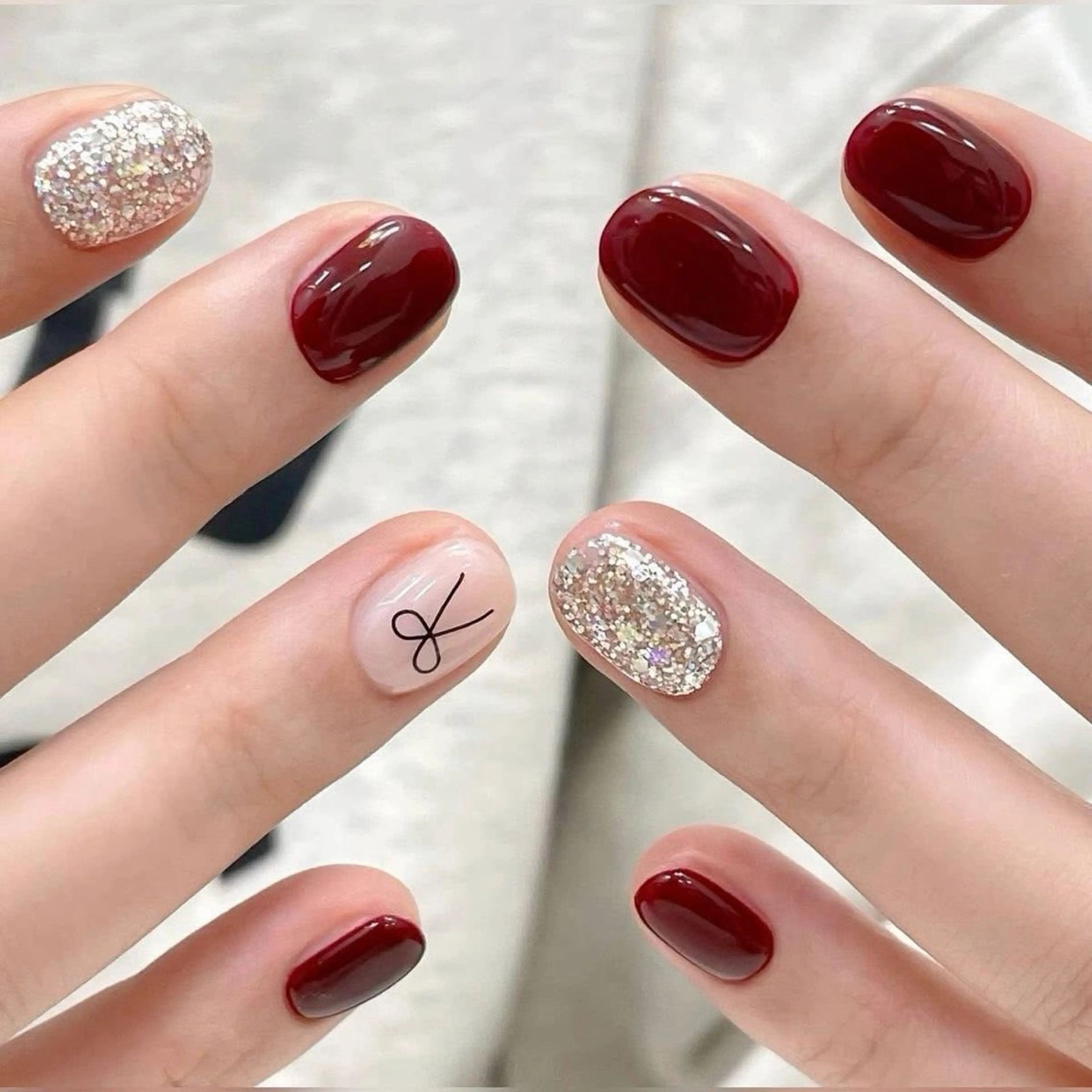 ネイル アートネイル 長さ出し ジェルネイル マグネットネイル ニュアンスネイル ハンドネイル Cloudy Chan Nailのネイルデザイン