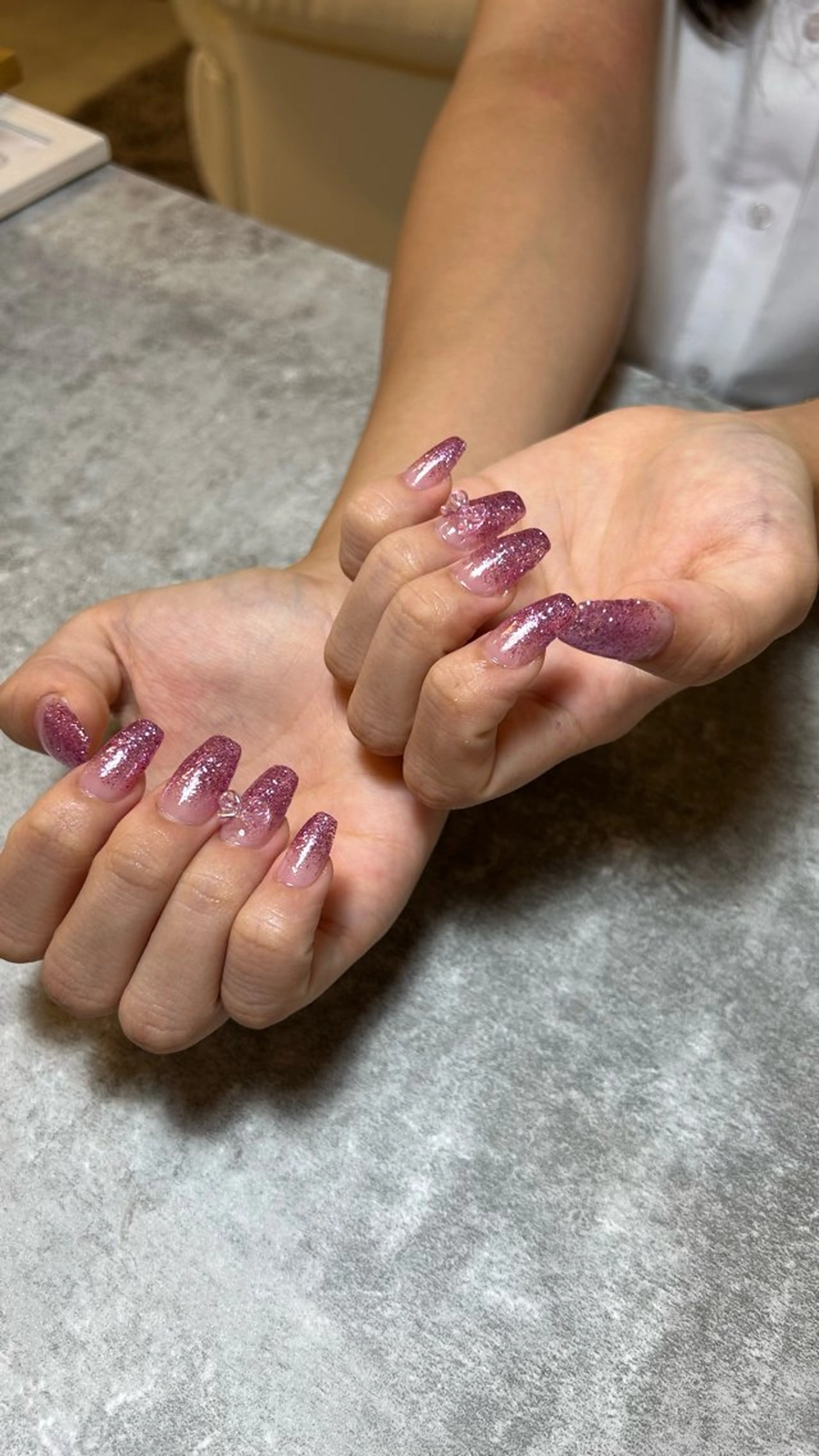 ネイル ラメ(グリッター) ラメグラデーション ネイルチップ Nail R _mikuのネイルデザイン