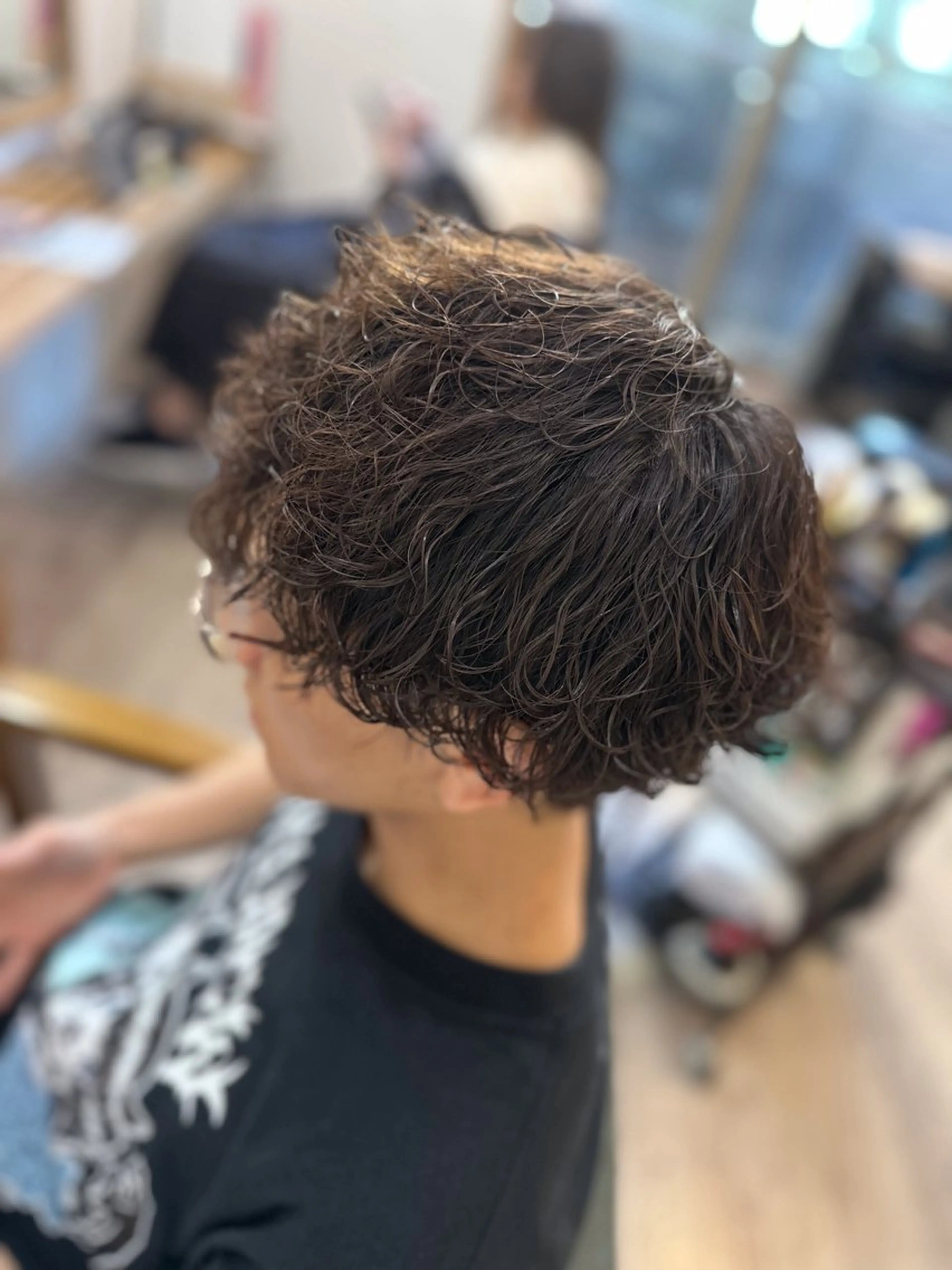 パーマ メンズ メンズサロン Tidusのヘアスタイル