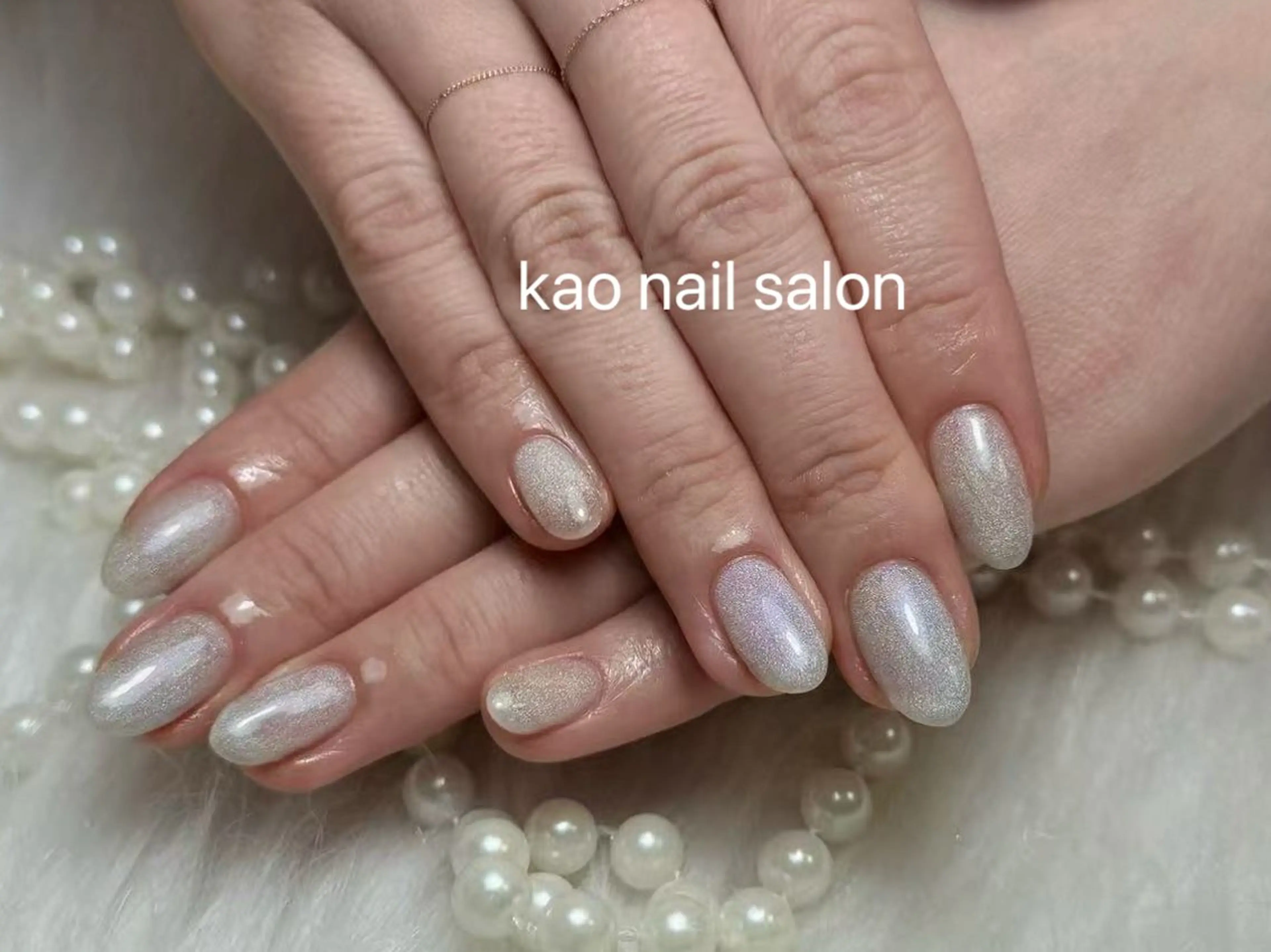 ネイル ハンドネイル kao nail マグネット/長さだしのネイルデザイン