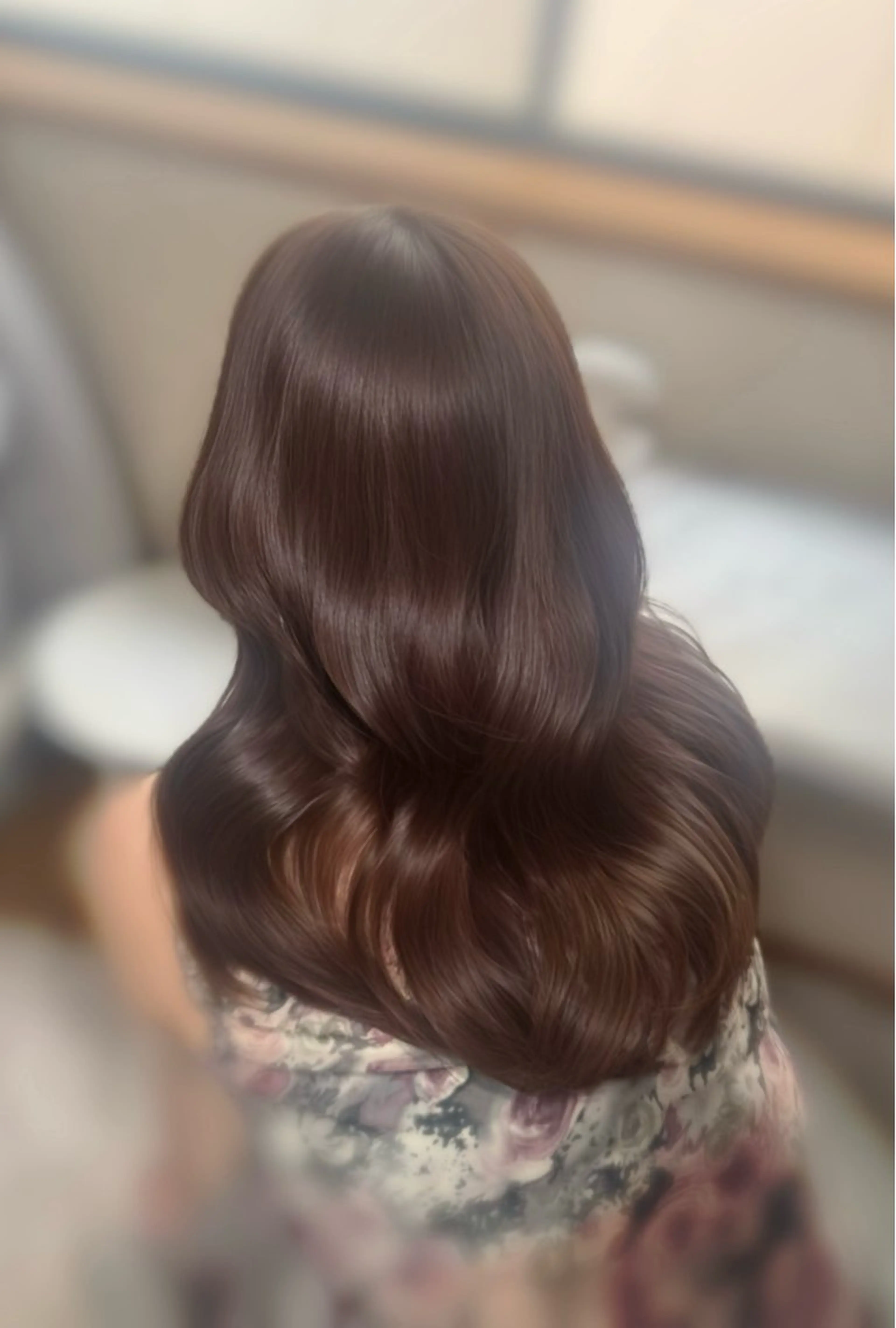ロング ヘアカラー トリートメント ヘアセット Sakura❤︎/ 透明感カラーのヘアスタイル