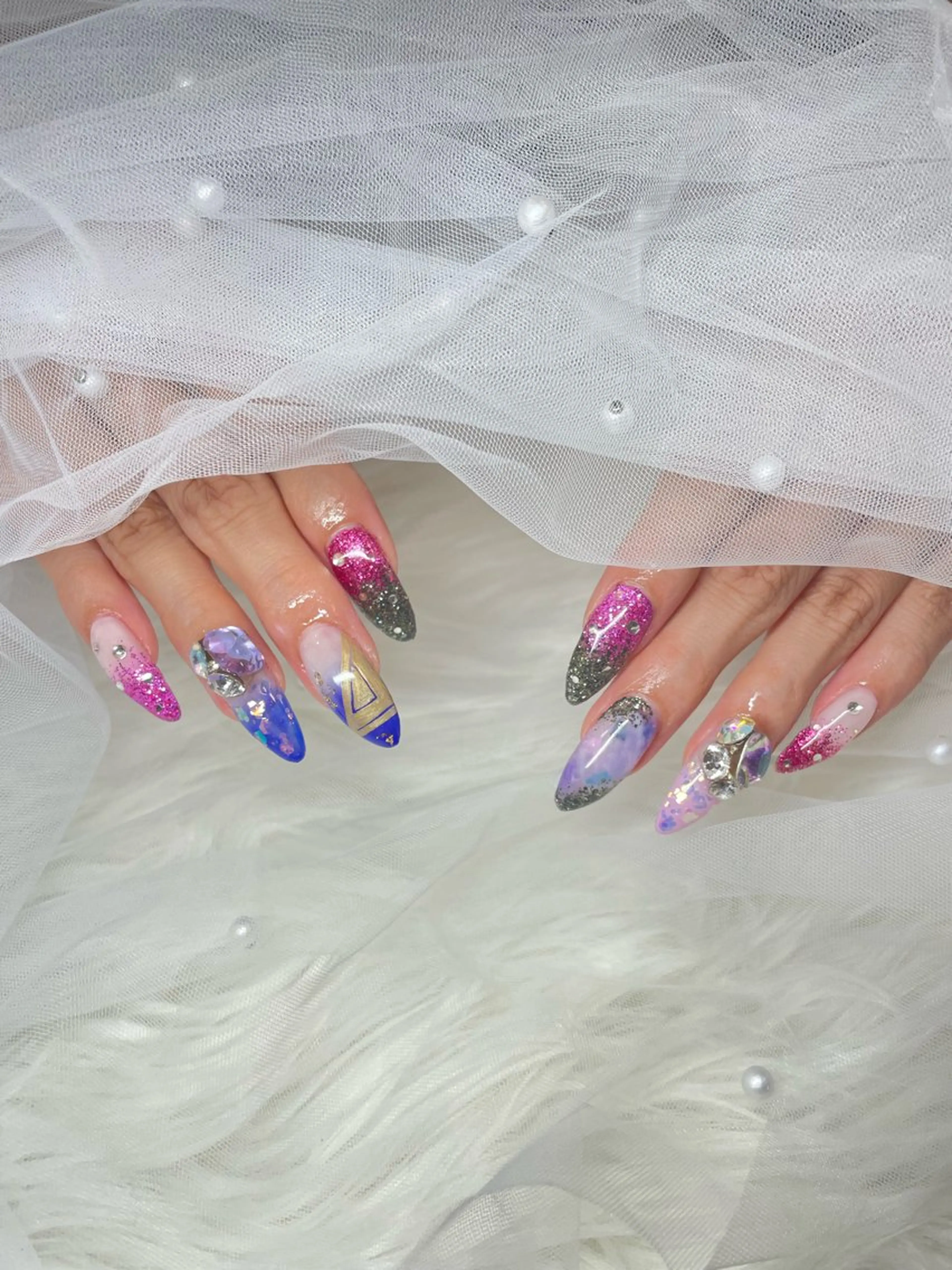 ネイル アートネイル フットネイル ジェルネイル 韓国ネイル マグネットネイル private salon fee所属・nail salon feeゆりかのネイルデザイン