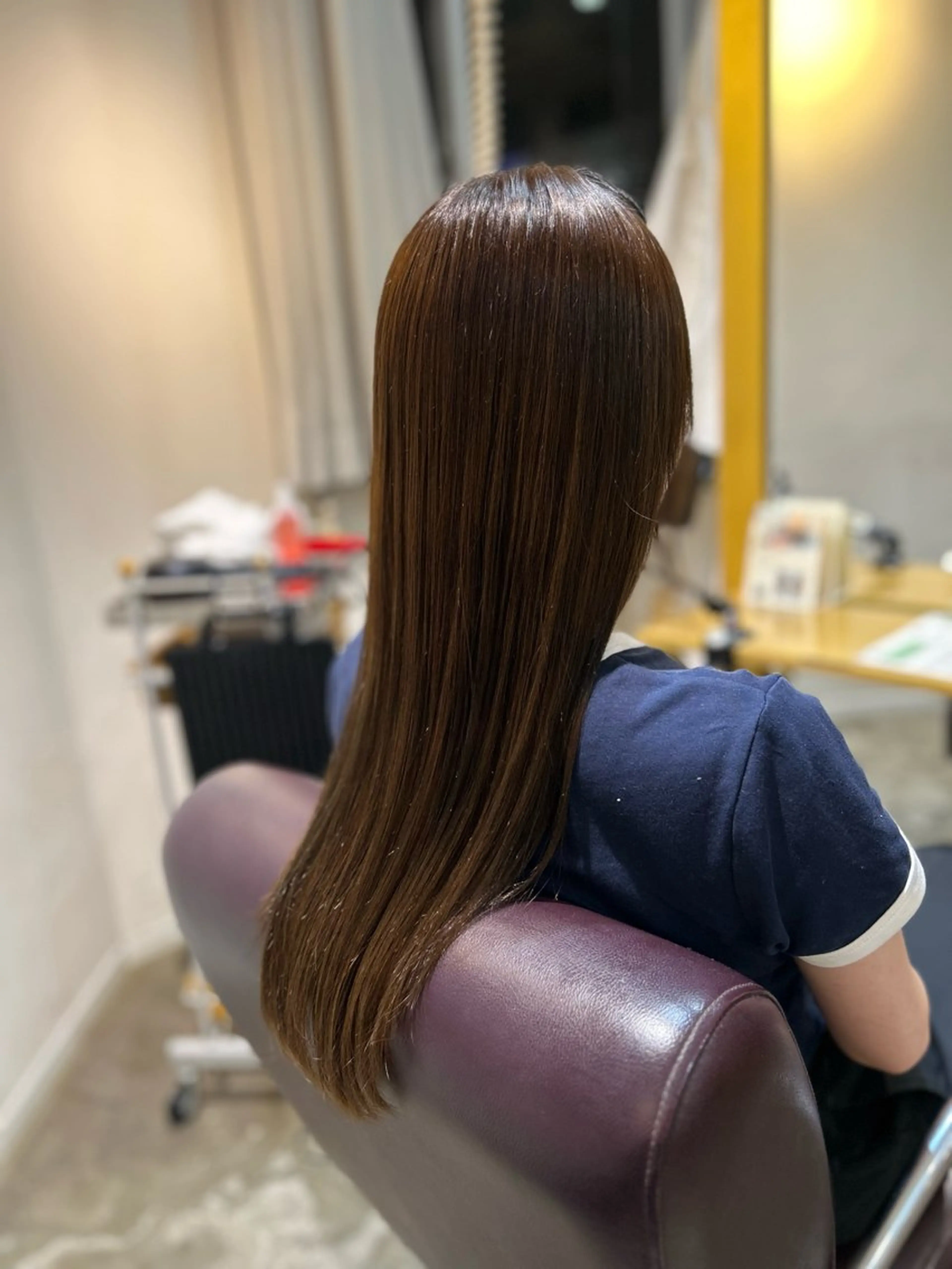 ロング 髪質改善 縮毛矯正 カット ヘアカラー 縮毛矯正 縮毛矯正／髪質改善 🌻mizuki🌻のヘアスタイル
