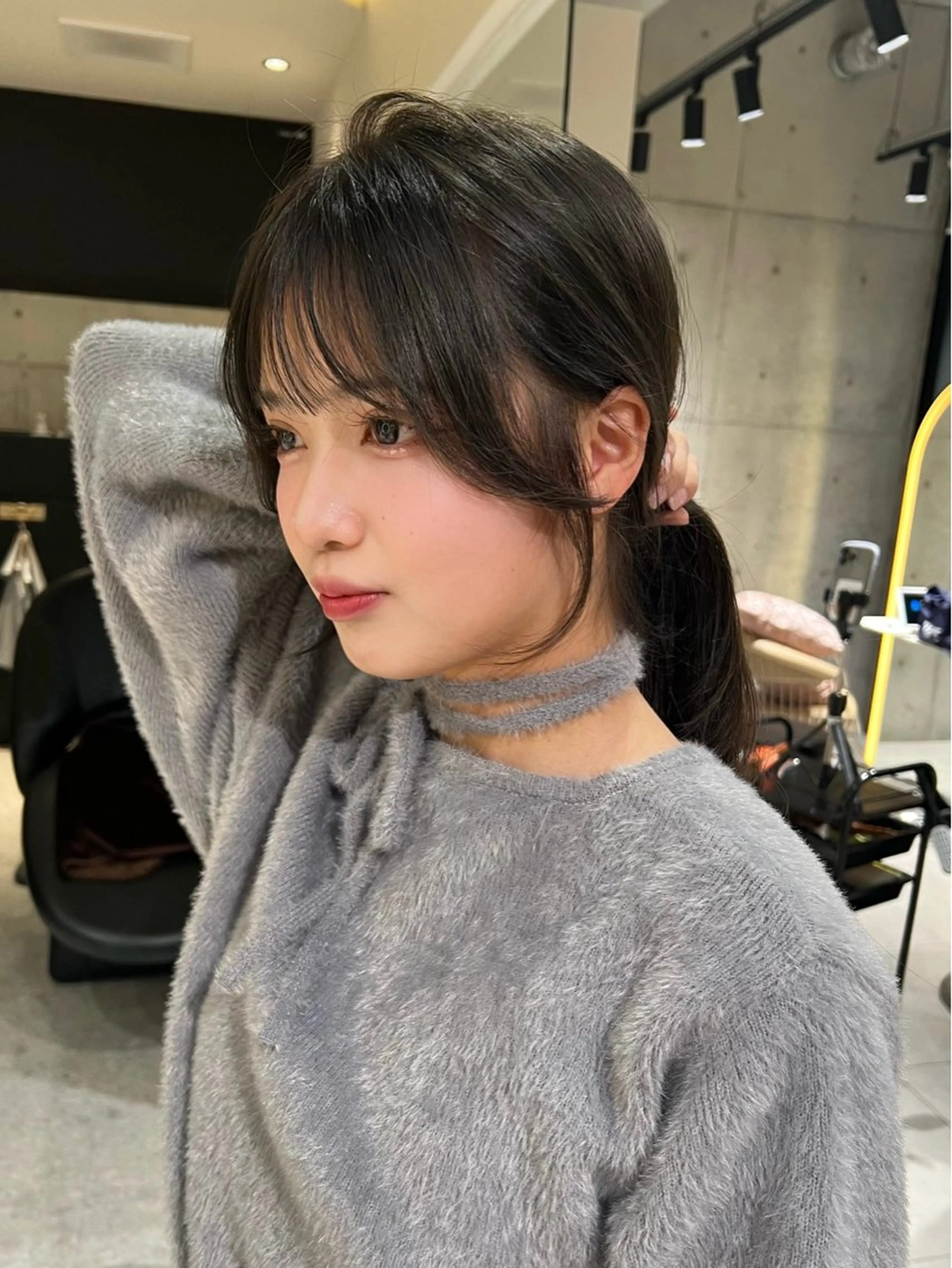 ロング カット ヘアカラー トリートメント 地毛風縮毛矯正 ☘️松井　傑のヘアスタイル