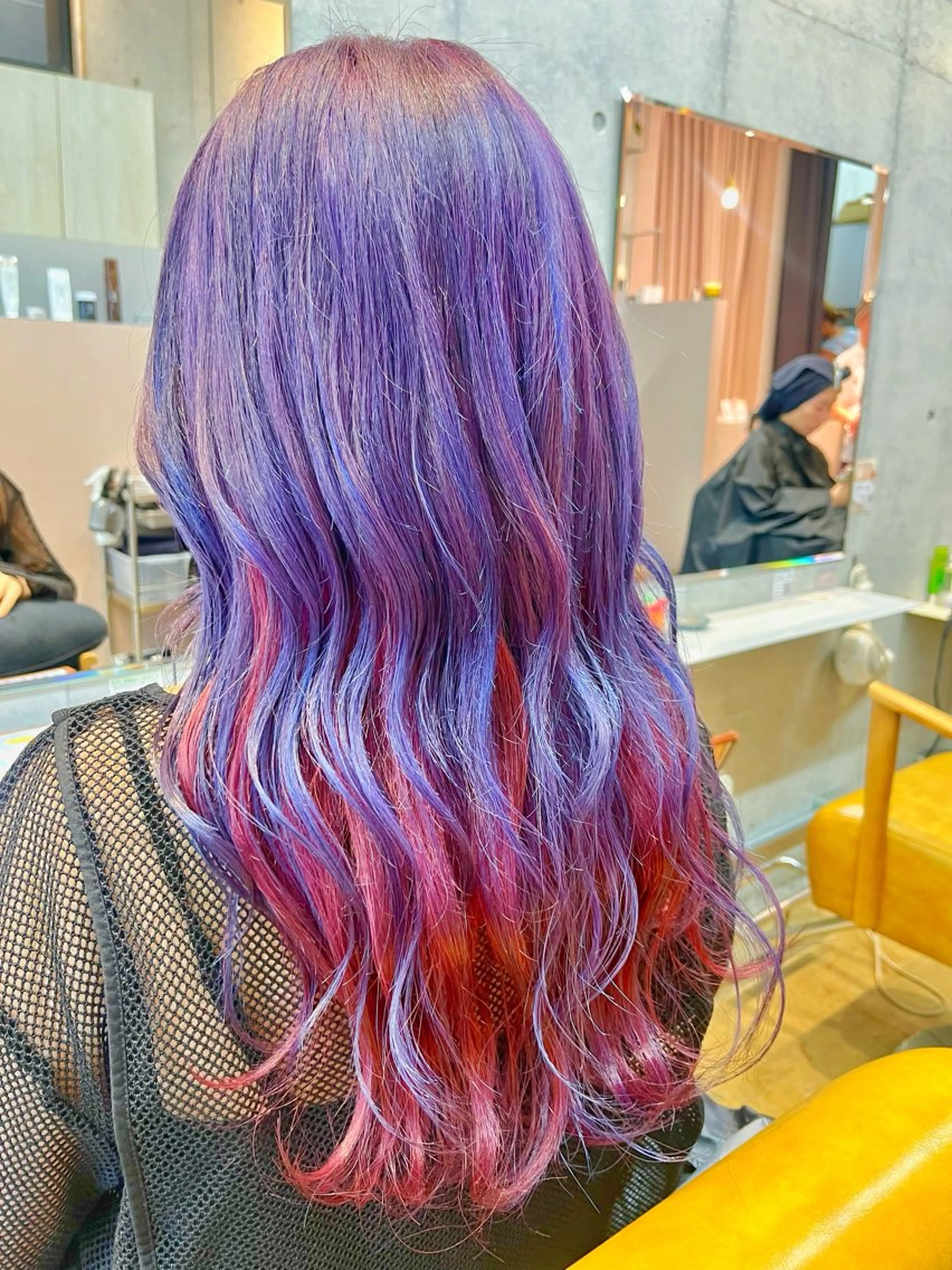 セミロング カラー 小顔似合わせカット ┊︎*AYANO*のヘアスタイル