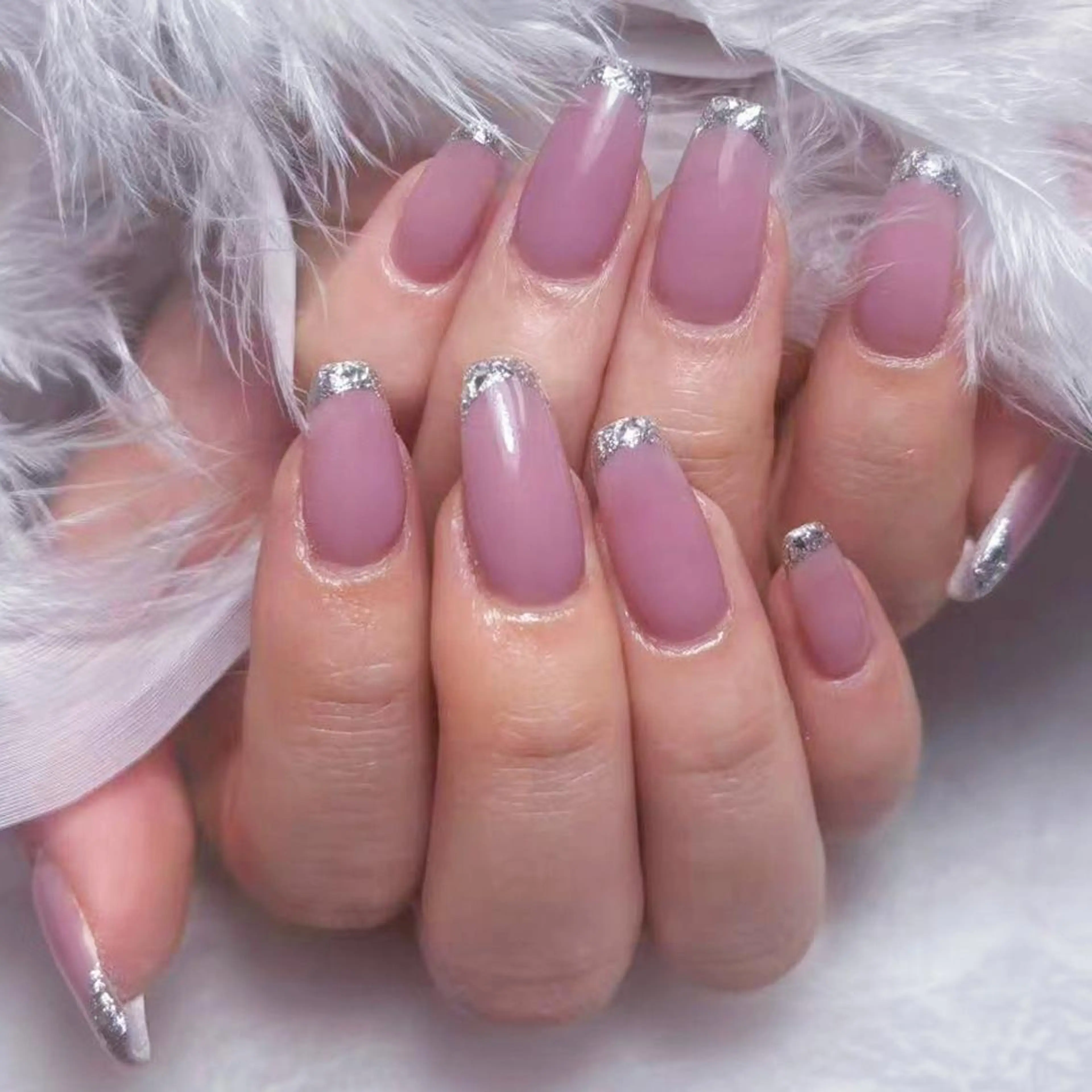 ネイル アートネイル オーロラネイル ガーリー キラキラネイル 韓国ネイル ハンドネイル DIAMOND Nail🥇のネイルデザイン