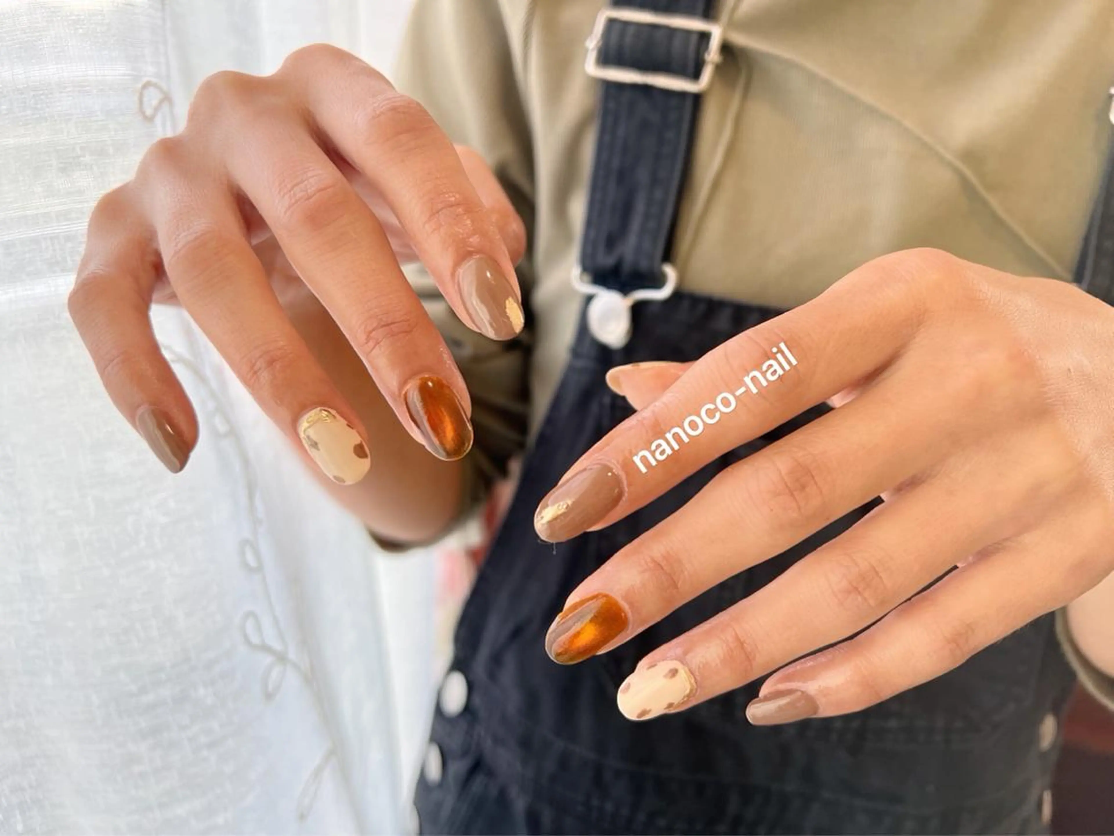 ネイル アートネイル マグネットネイル ミラーネイル Nanoco_nail大泉学園所属・Tayiki 。のネイルデザイン