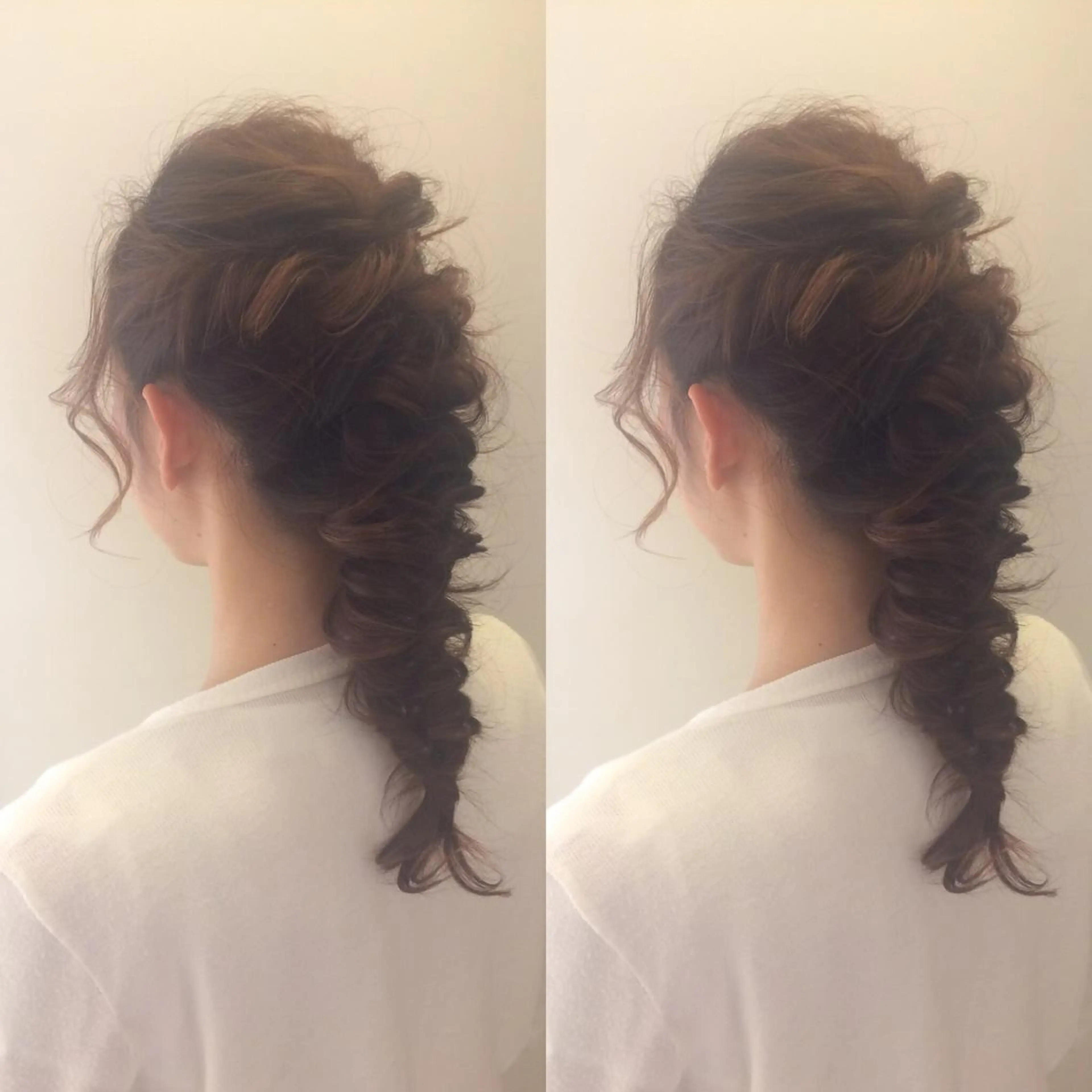 セミロング ロング カラー パーマ ヘアアレンジ STAR所属・内藤 達也のヘアスタイル