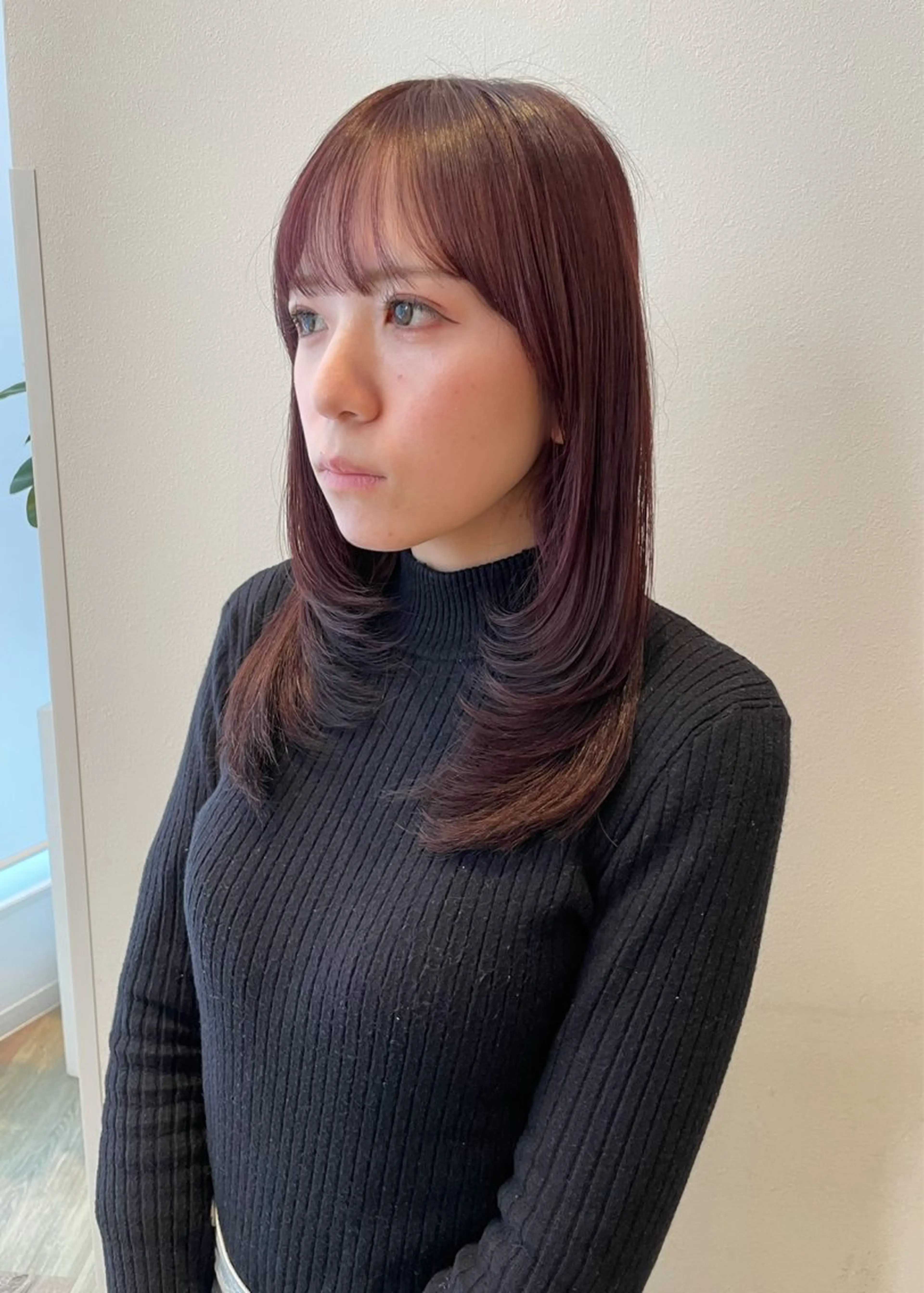 カラー カット ヘアカラー トリートメント k-two✨たき艶感 カラー／美髪矯正のヘアスタイル