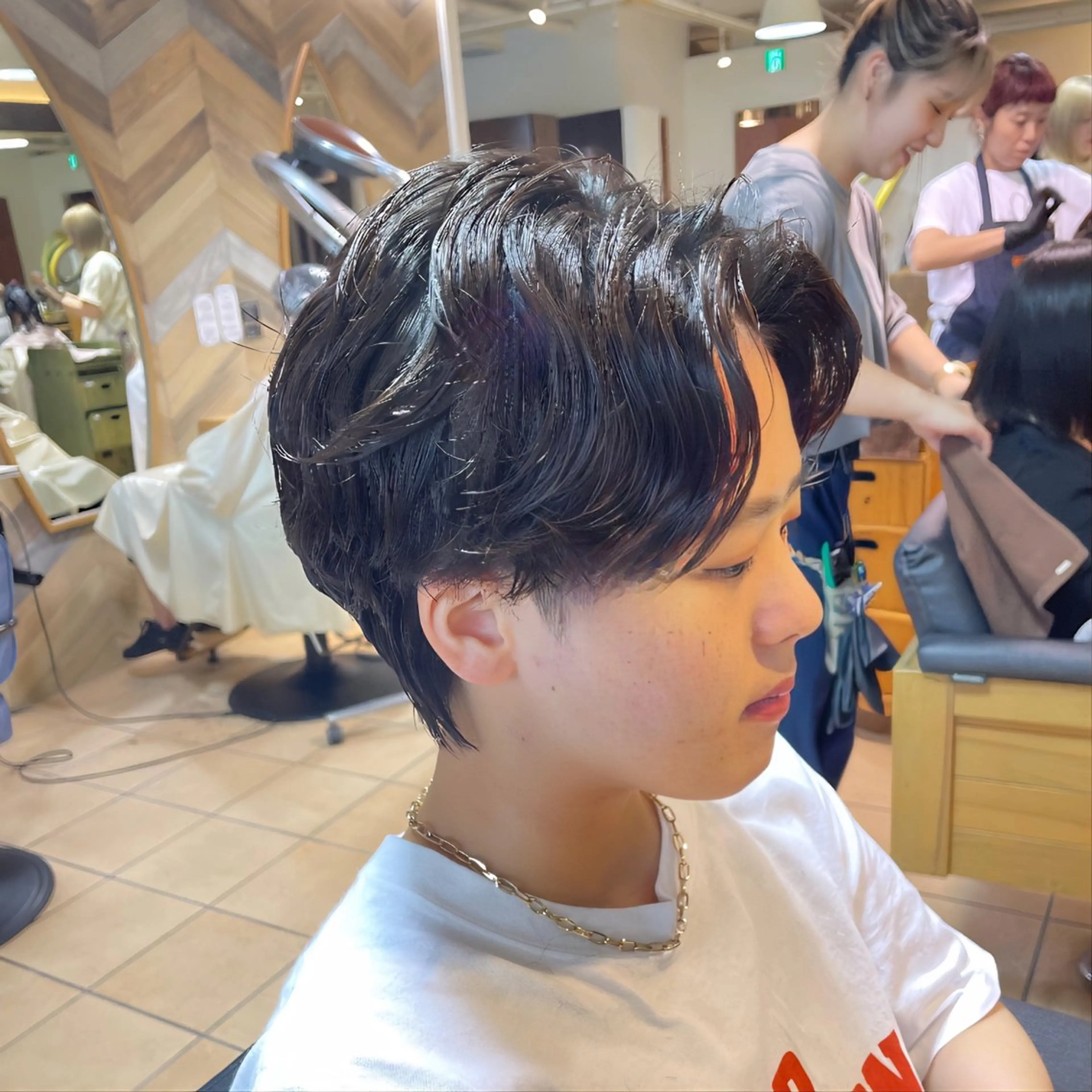 ショート パーマ カット 縮毛矯正 すげ さやかのヘアスタイル