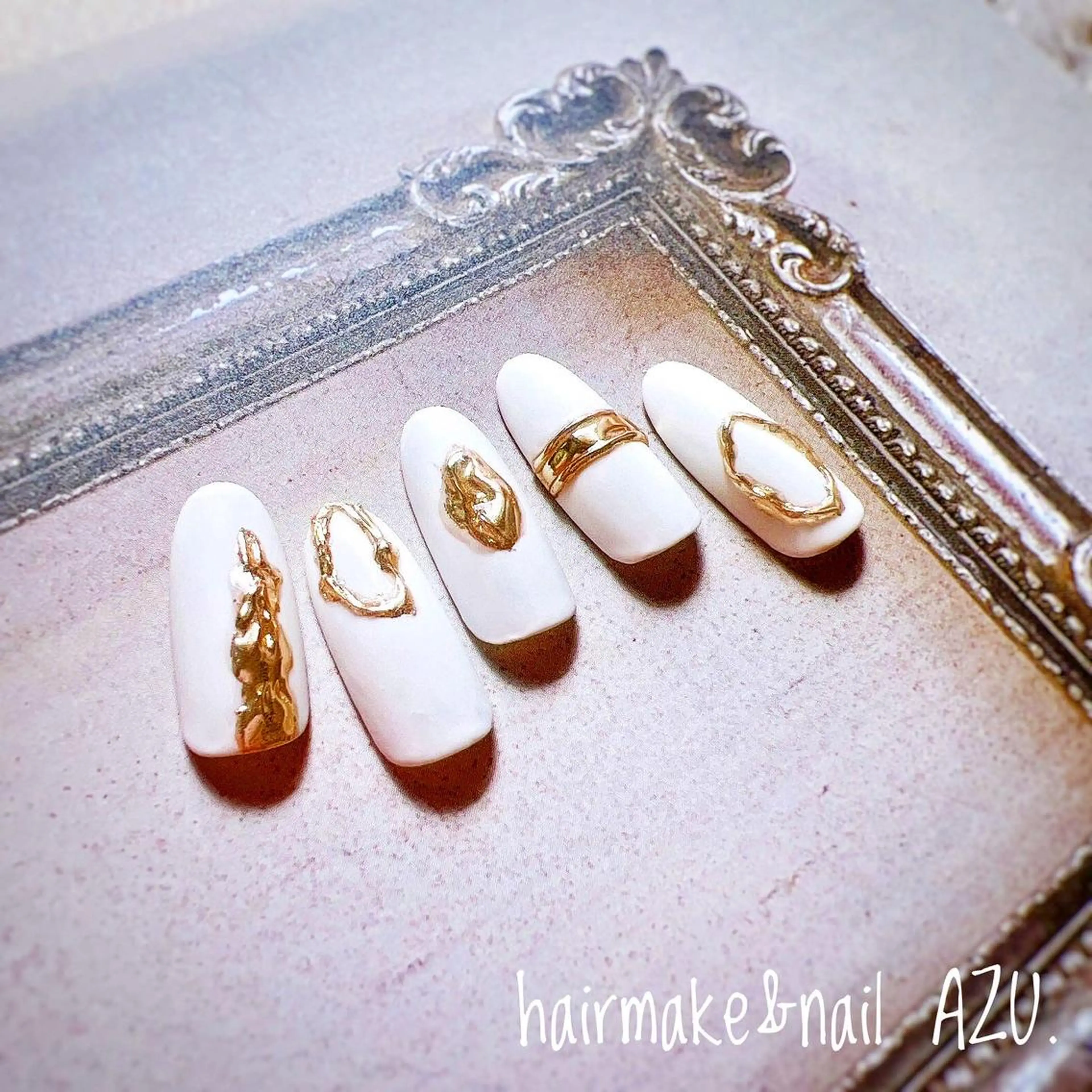 ネイル hair&nail ROOTS所属・ヘアメイク&ネイル ♥️Azuのネイルデザイン