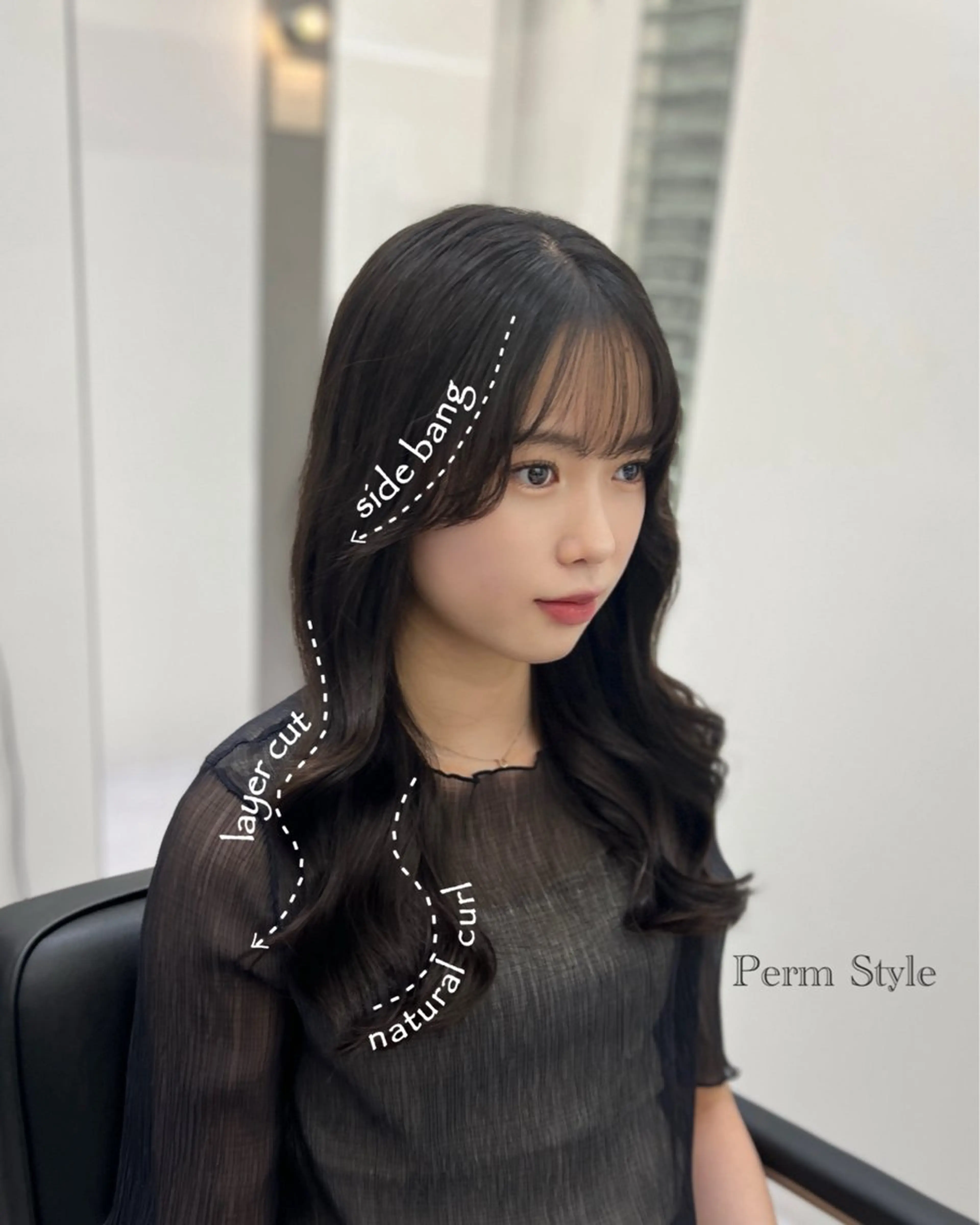 パーマ ARMONY モモのヘアスタイル