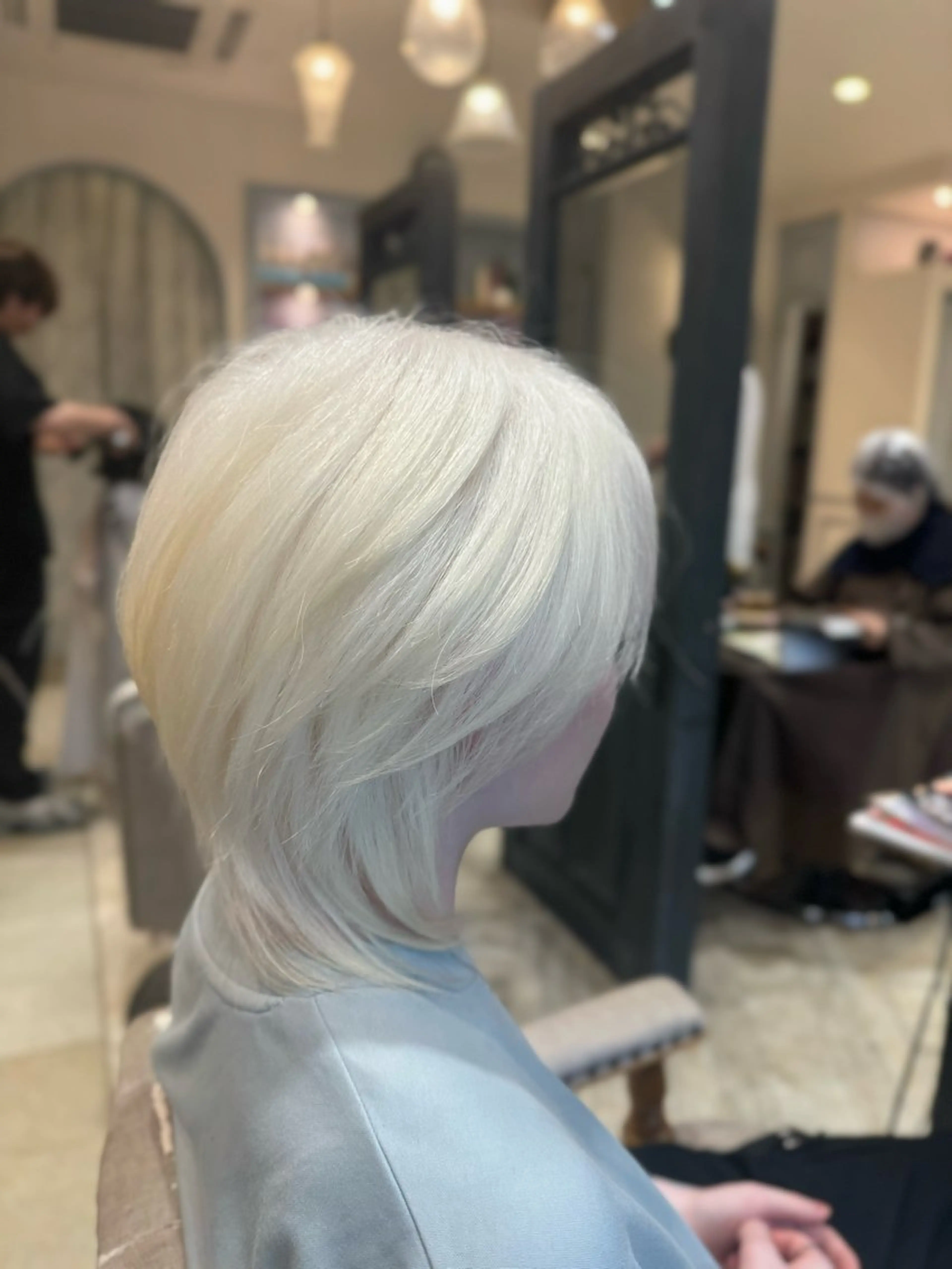 ショート カラー ウルフカット カット ヘアカラー トリートメント ショート/ボブ アンドウ☺︎のヘアスタイル