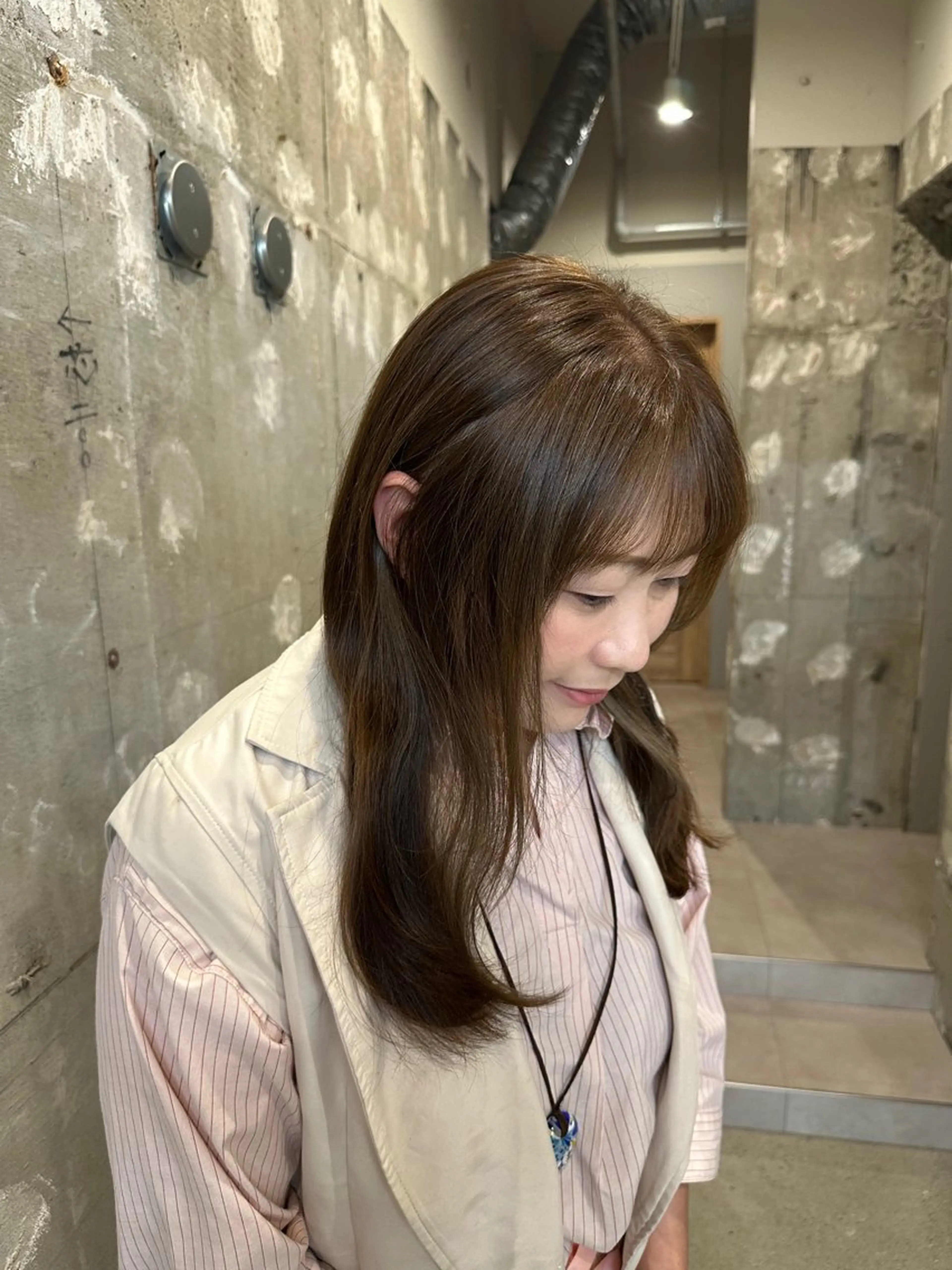 ロング カラー ヘアカラー ルナ/ SYS by fitのヘアスタイル