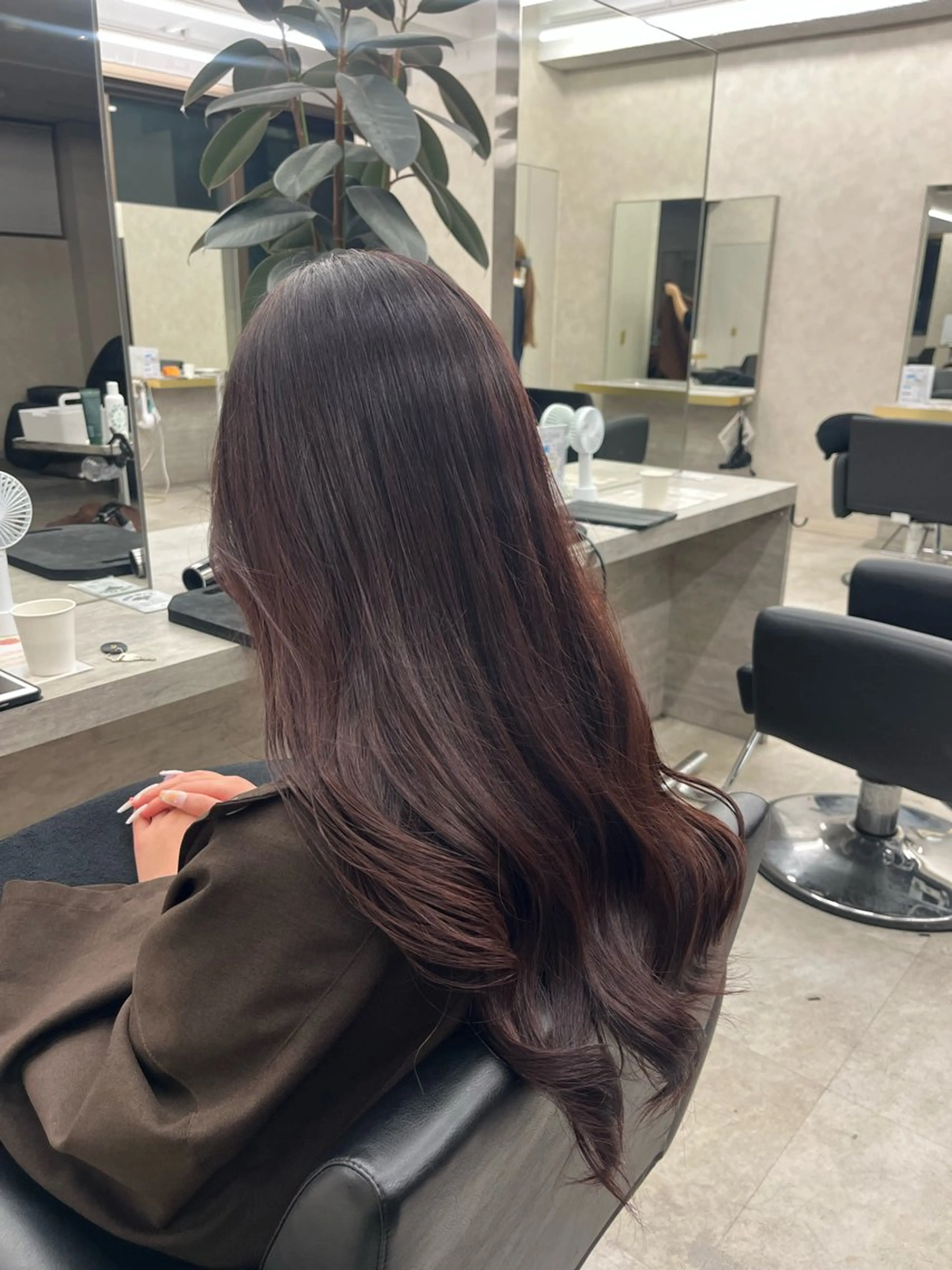 ロング カラー 濱田 憲史郎のヘアスタイル