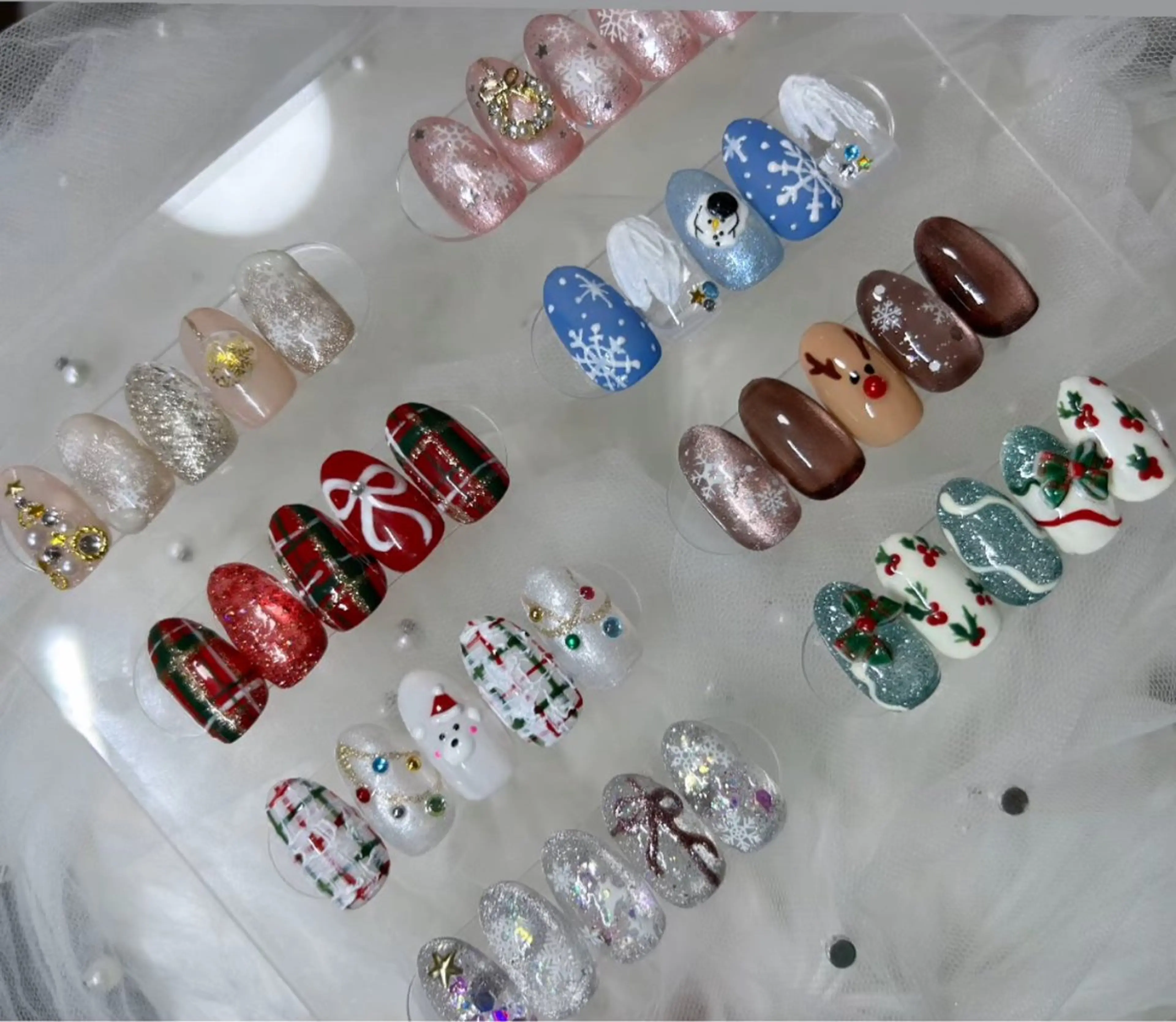 ネイル 冬ネイル クリスマス ち さのネイルデザイン