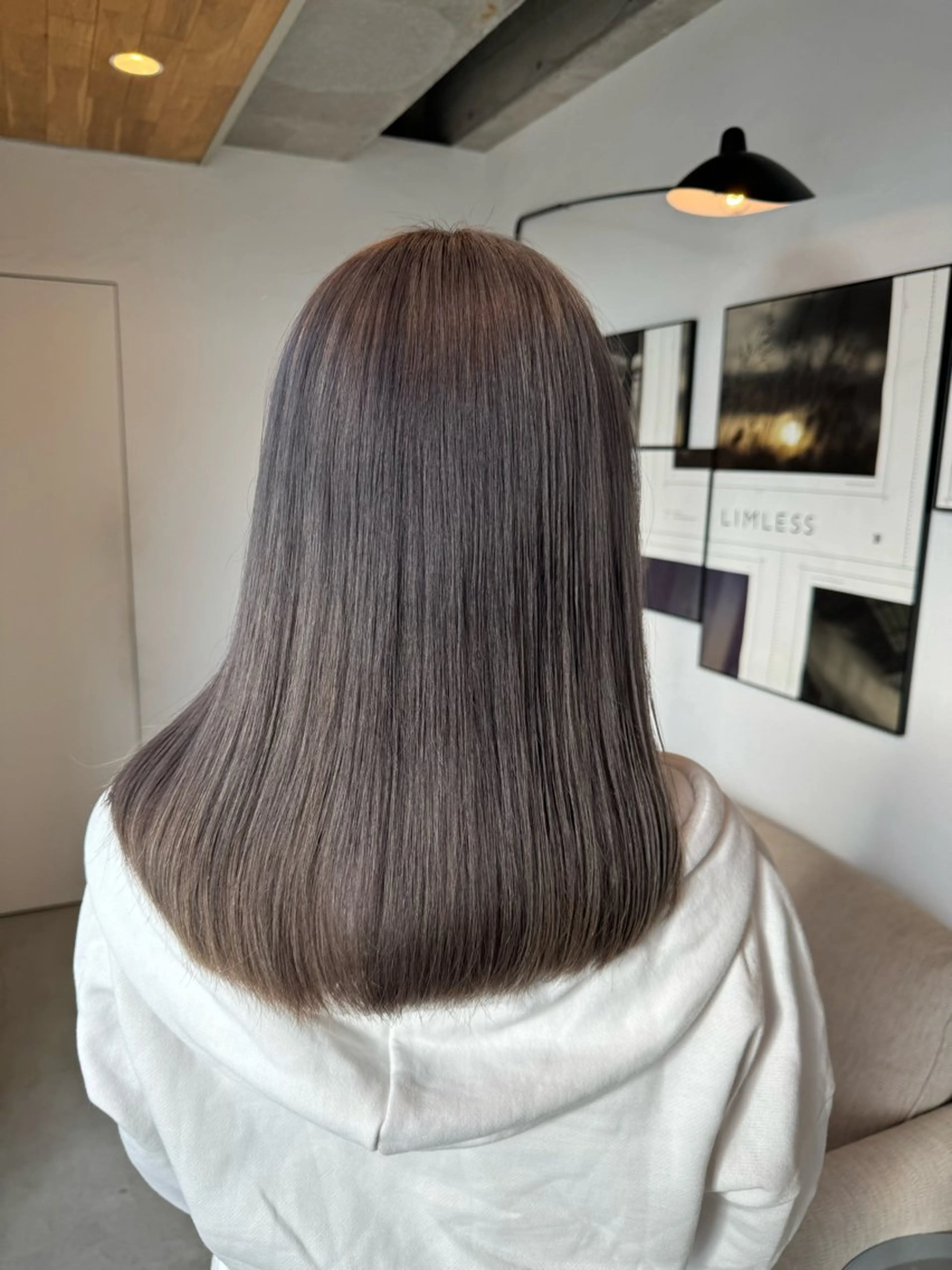 ミディアム 艶カラー🤍新潟/ 小新/マオのヘアスタイル