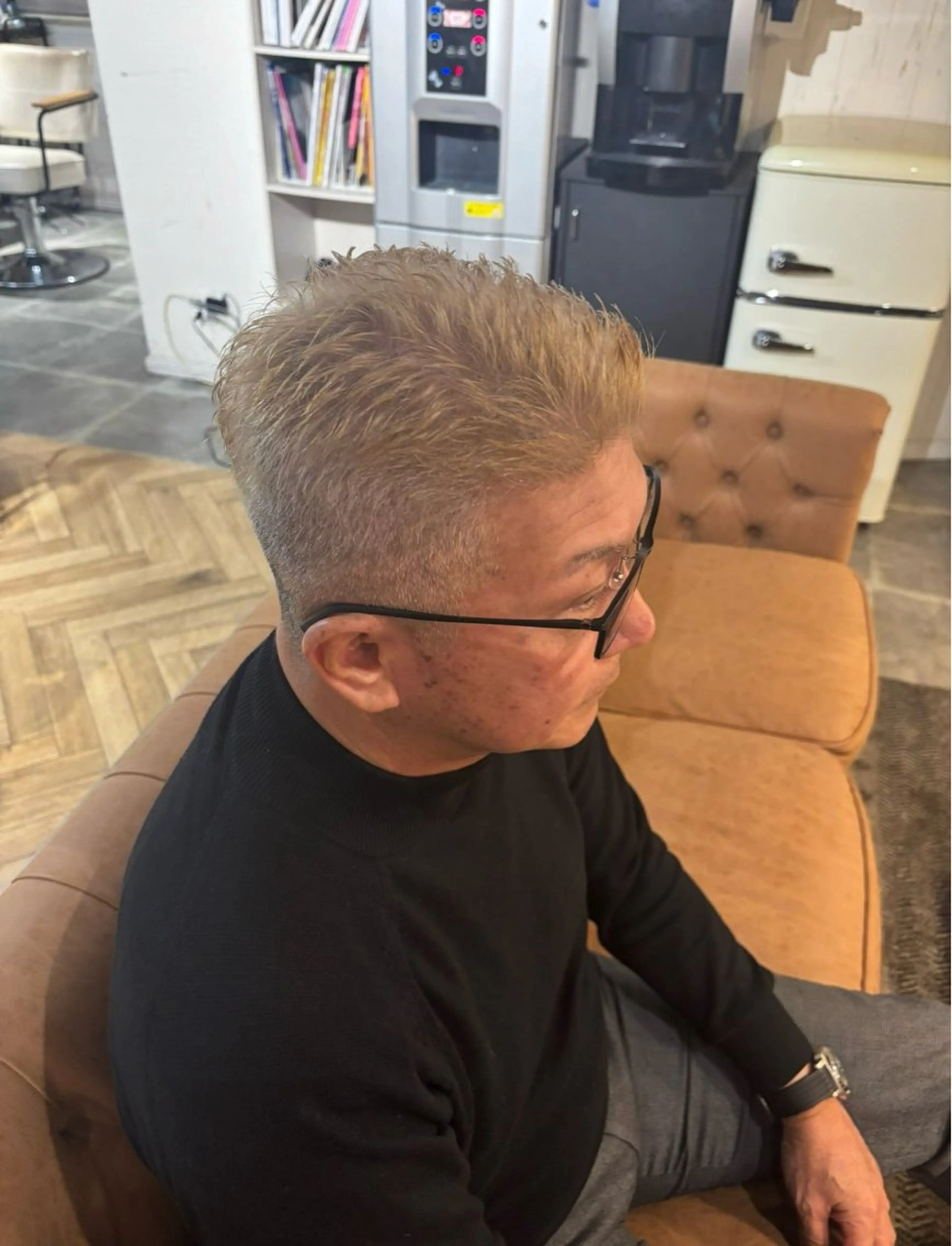 ショート カラー メンズ umber  royce所属・🫟メンズスタイル 特化型マナ🫟のヘアスタイル