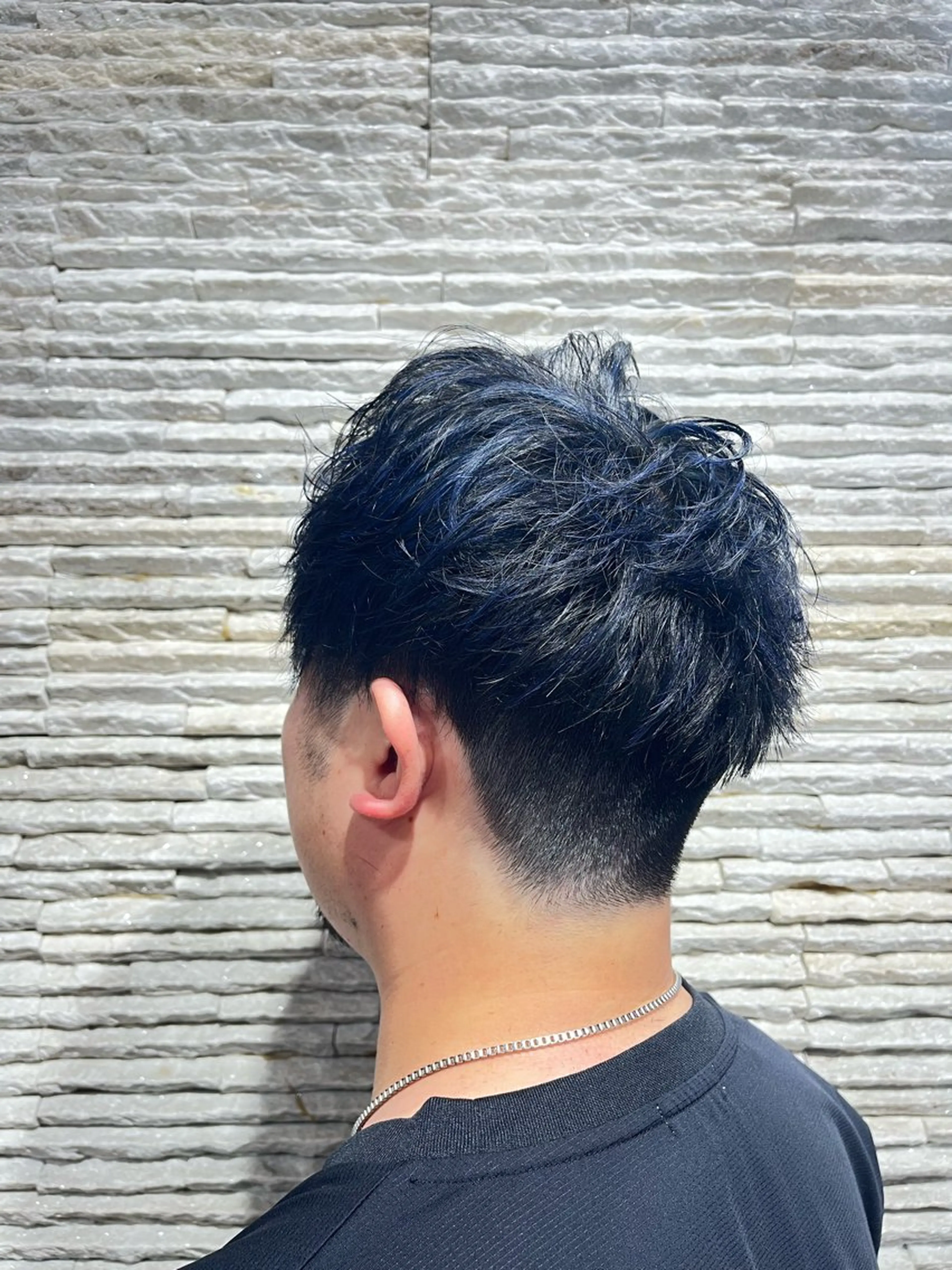 ショート カット ヘアカラー メンズカット デザインカラーのヘアスタイル