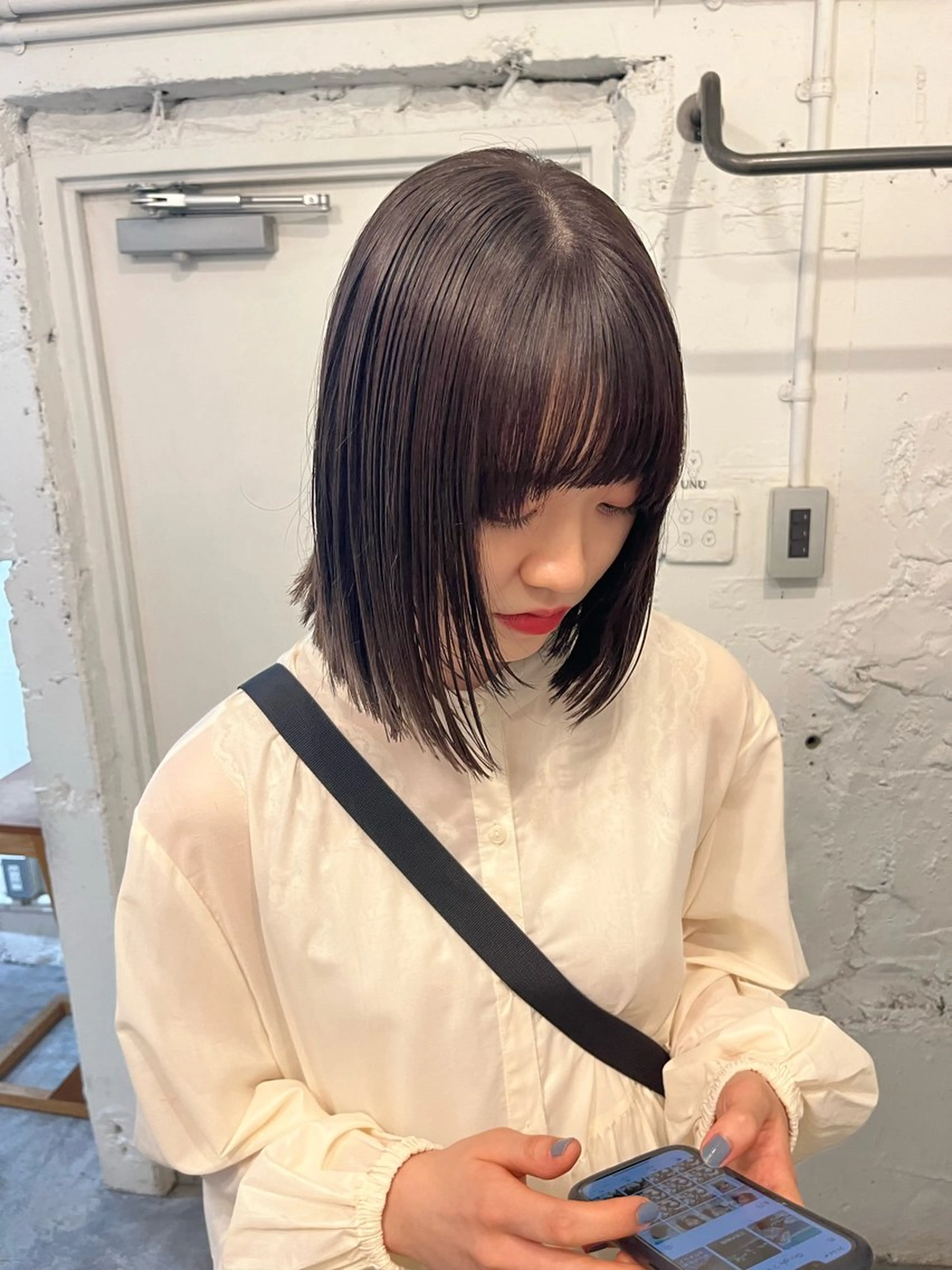 ミディアム カラー パーマ ヘアアレンジ メンズ キッズ ✴︎UNU ✴︎モエカのヘアスタイル