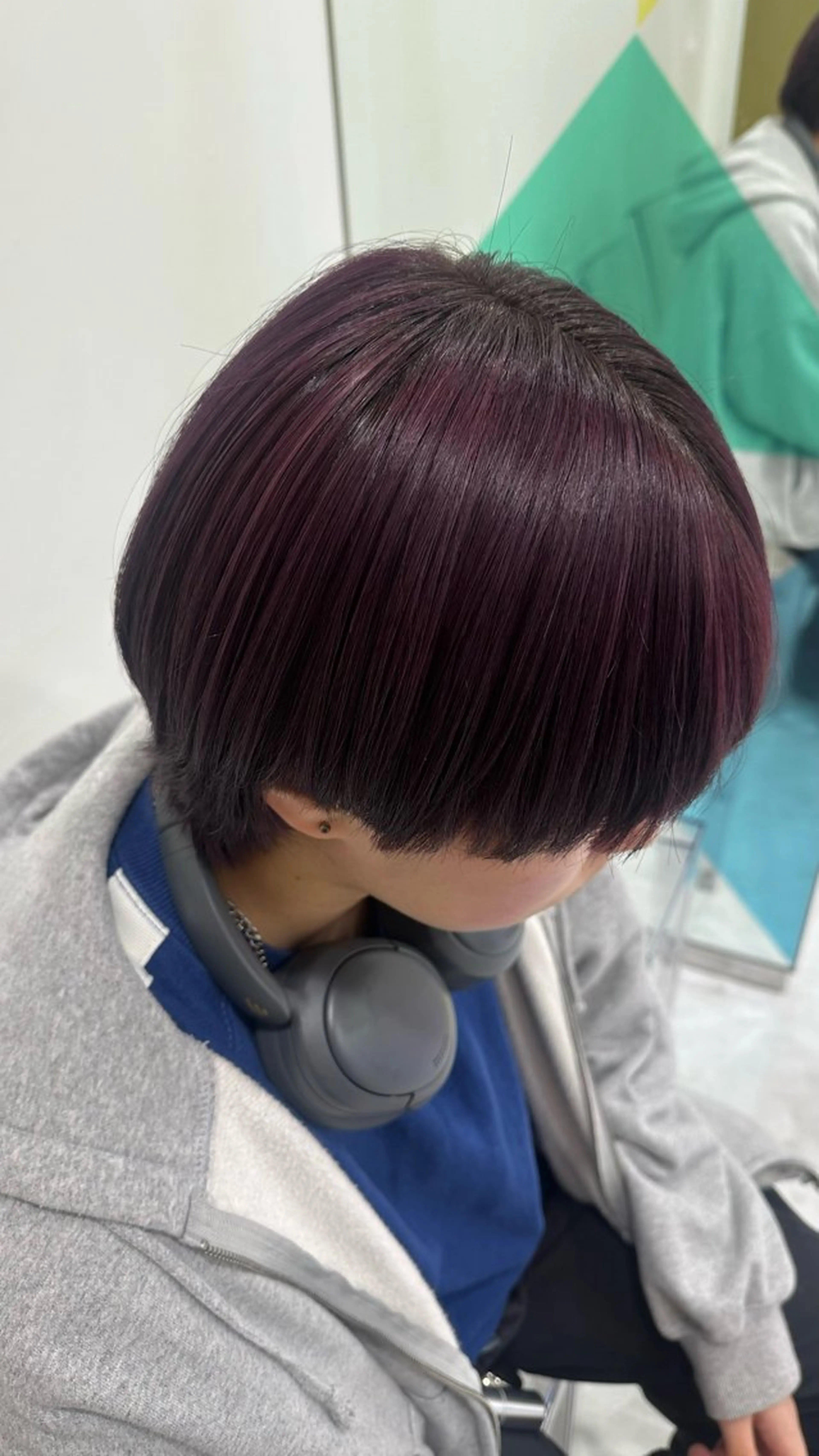 ショート カラー ハイトーン🌈メンズ カット♡Machanのヘアスタイル