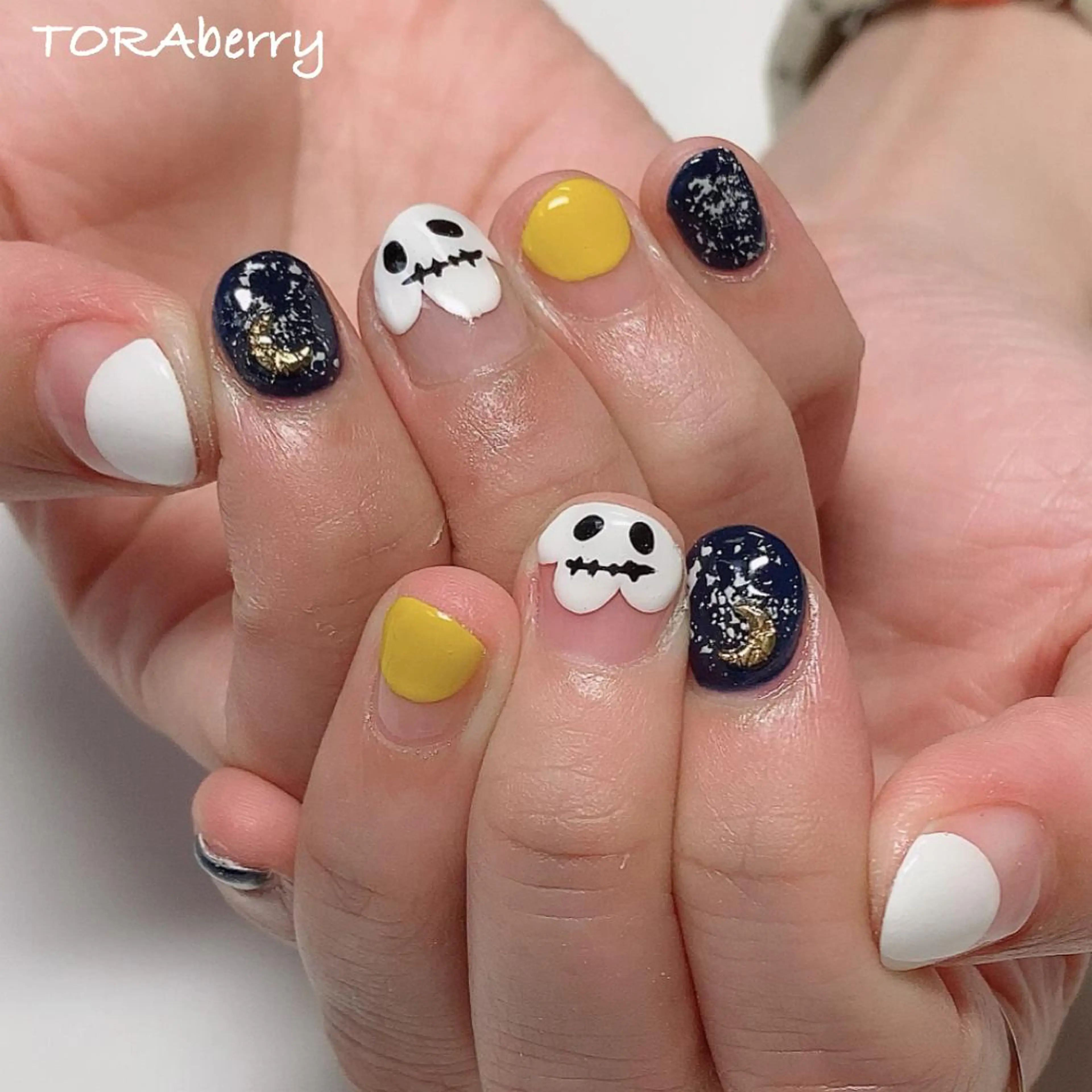 ネイル ハロウィン ハンドネイル ネイリスト なつみのネイルデザイン