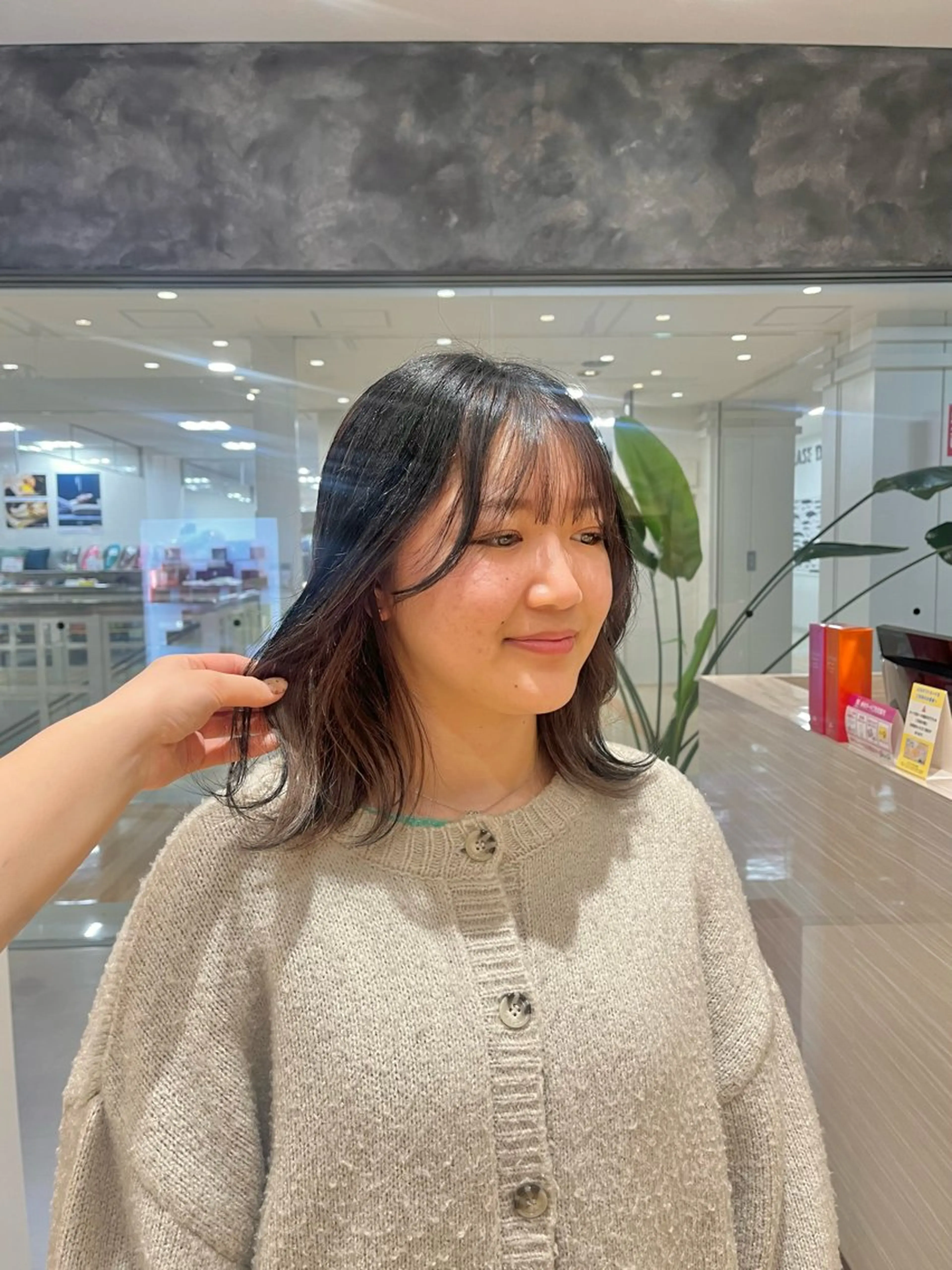 ミディアム 🫧艶髪.ハイトーン 🫧Harukaのヘアスタイル