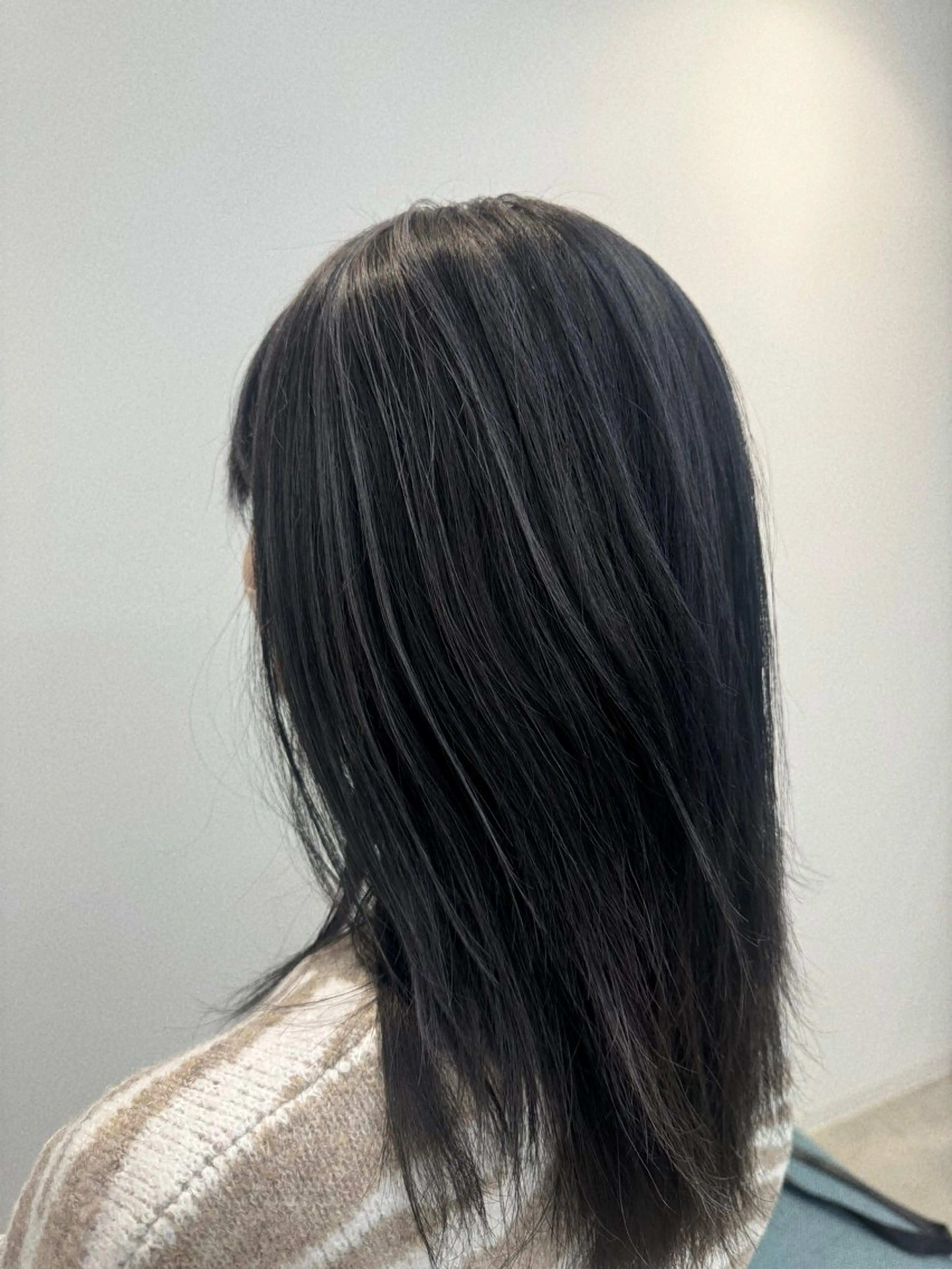 ミディアム ハイライト レイヤーカット ヘアカラー YUME/ ブリーチ／ハイライトのヘアスタイル