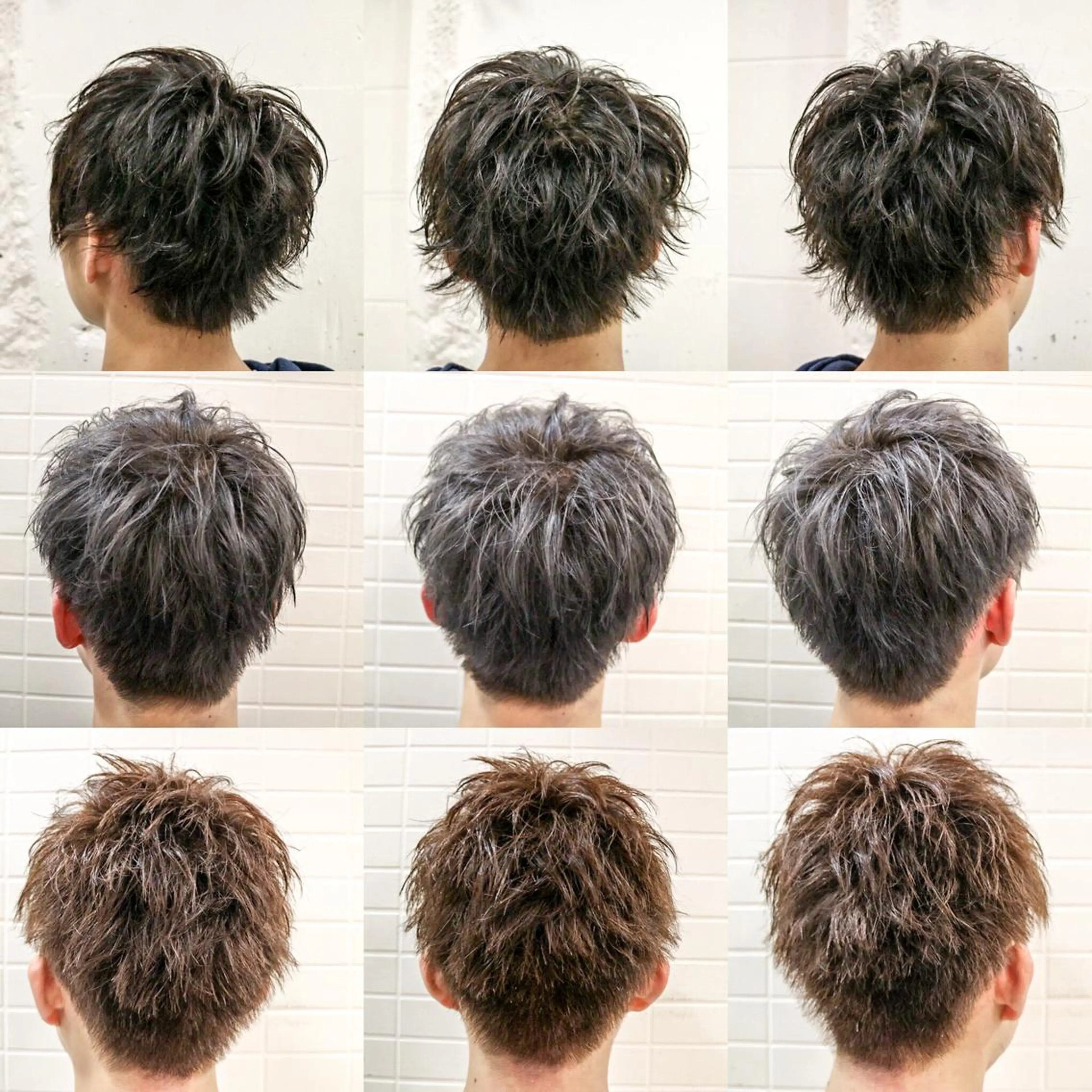 ショート カラー パーマ メンズ ⭐️口コミ5.0⭐️ 当日予約可能👌🏼のヘアスタイル