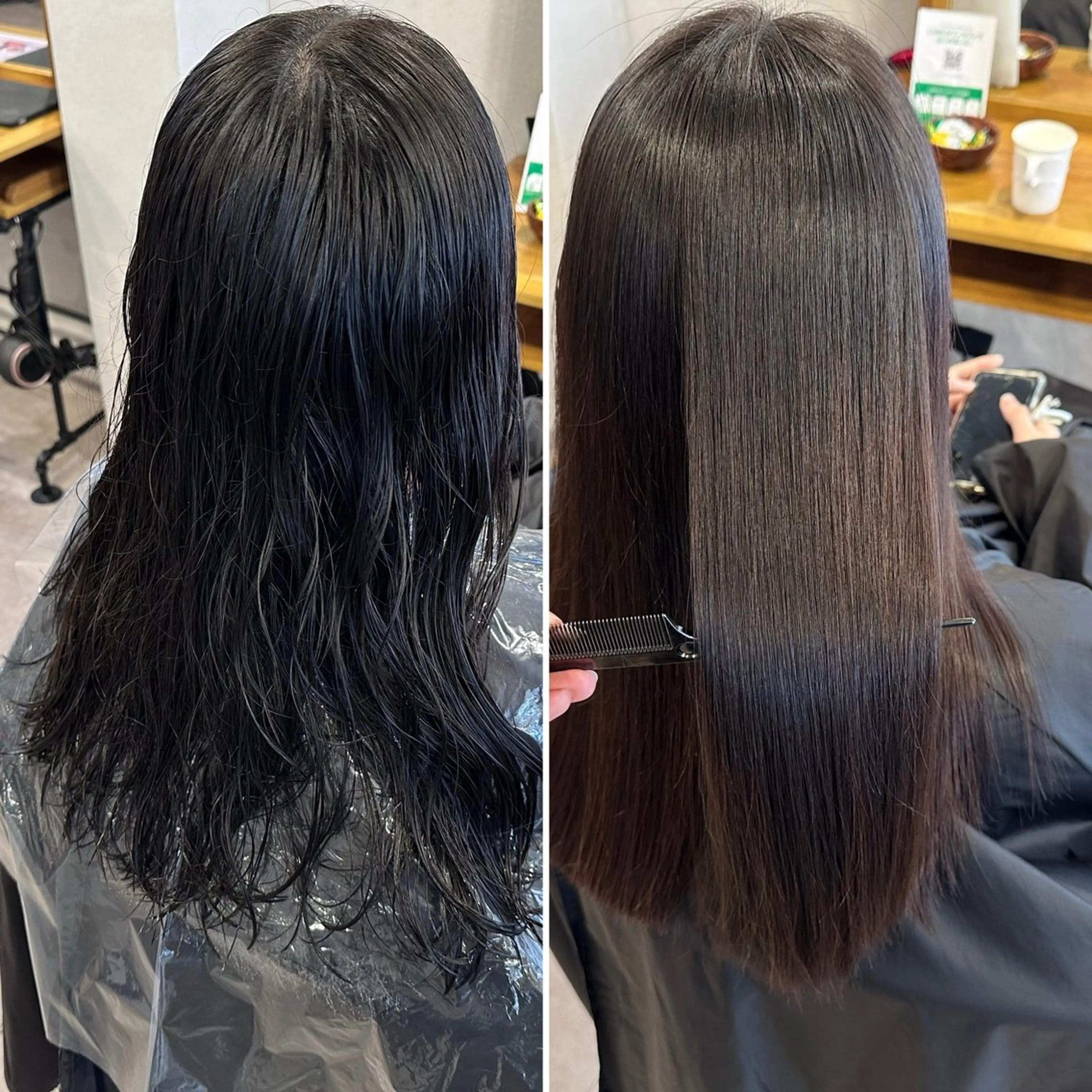 ロング 髪質改善 縮毛矯正 カット 縮毛矯正 トリートメント affect 上大岡所属・《髪質改善・縮毛矯正 /ブリーチ》坂本爽のヘアスタイル