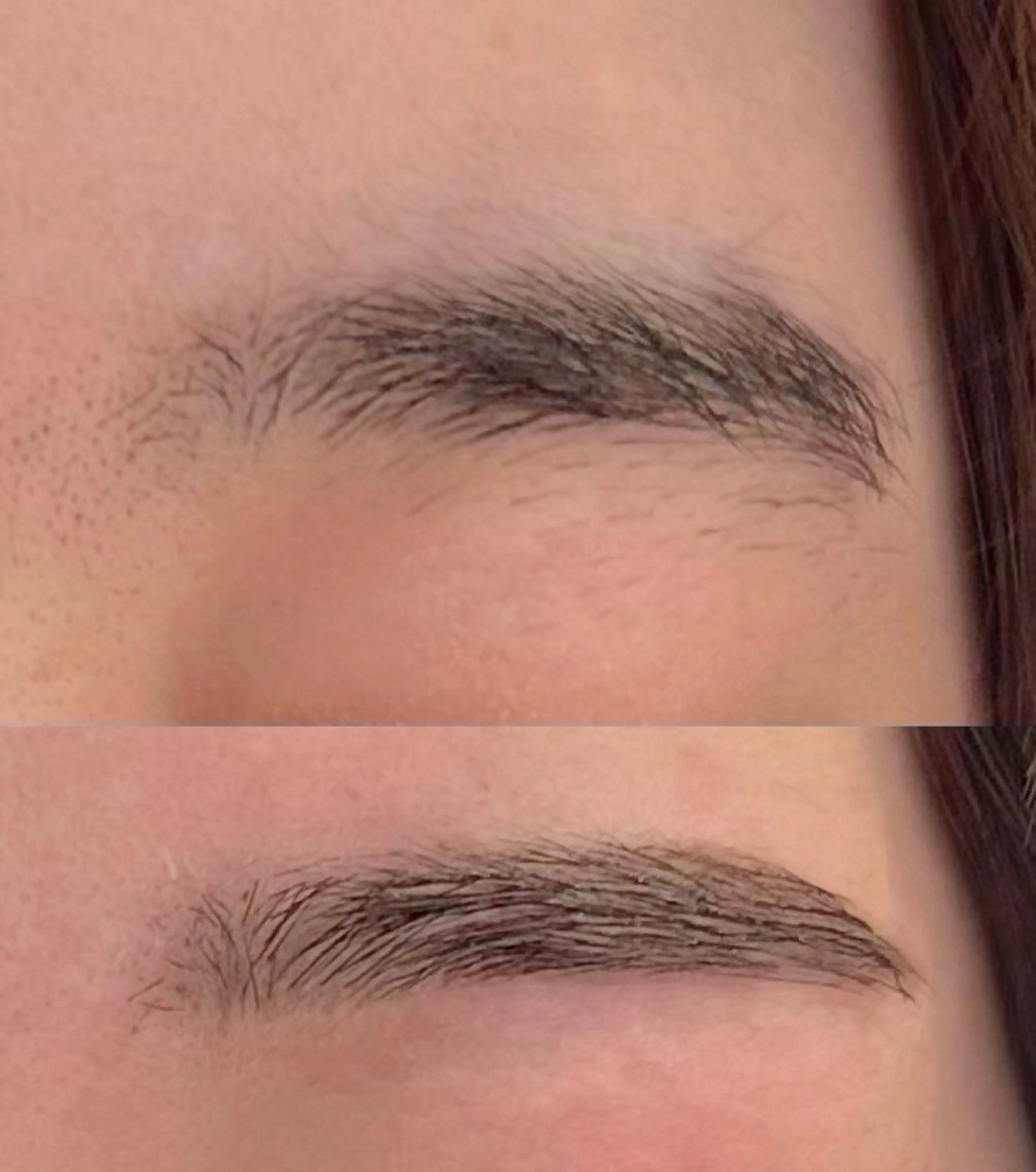 眉毛ワックスの写真