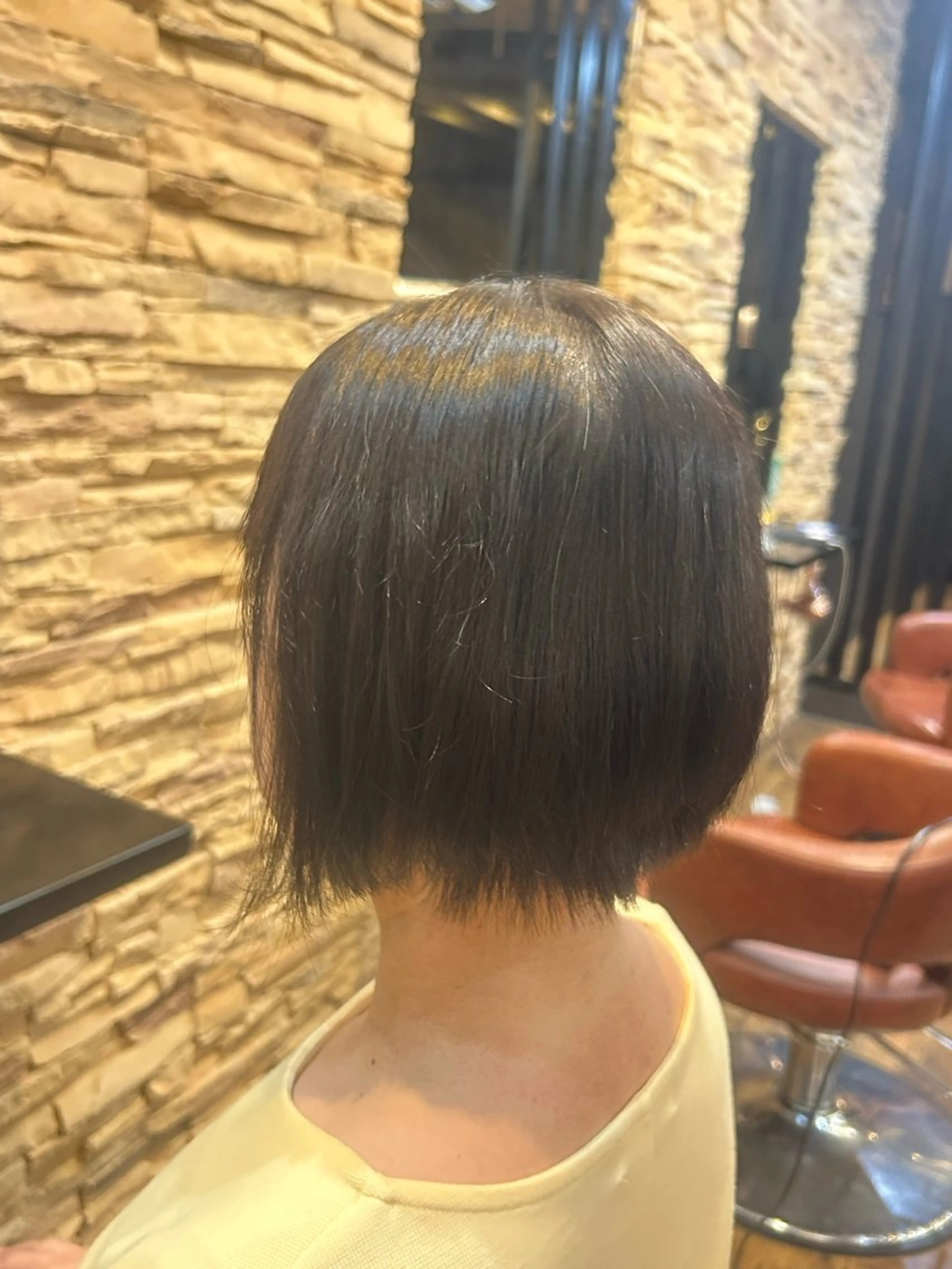 ショート カット 縮毛矯正 トリートメント 【カラーモデル募集 】サキ🫧のヘアスタイル