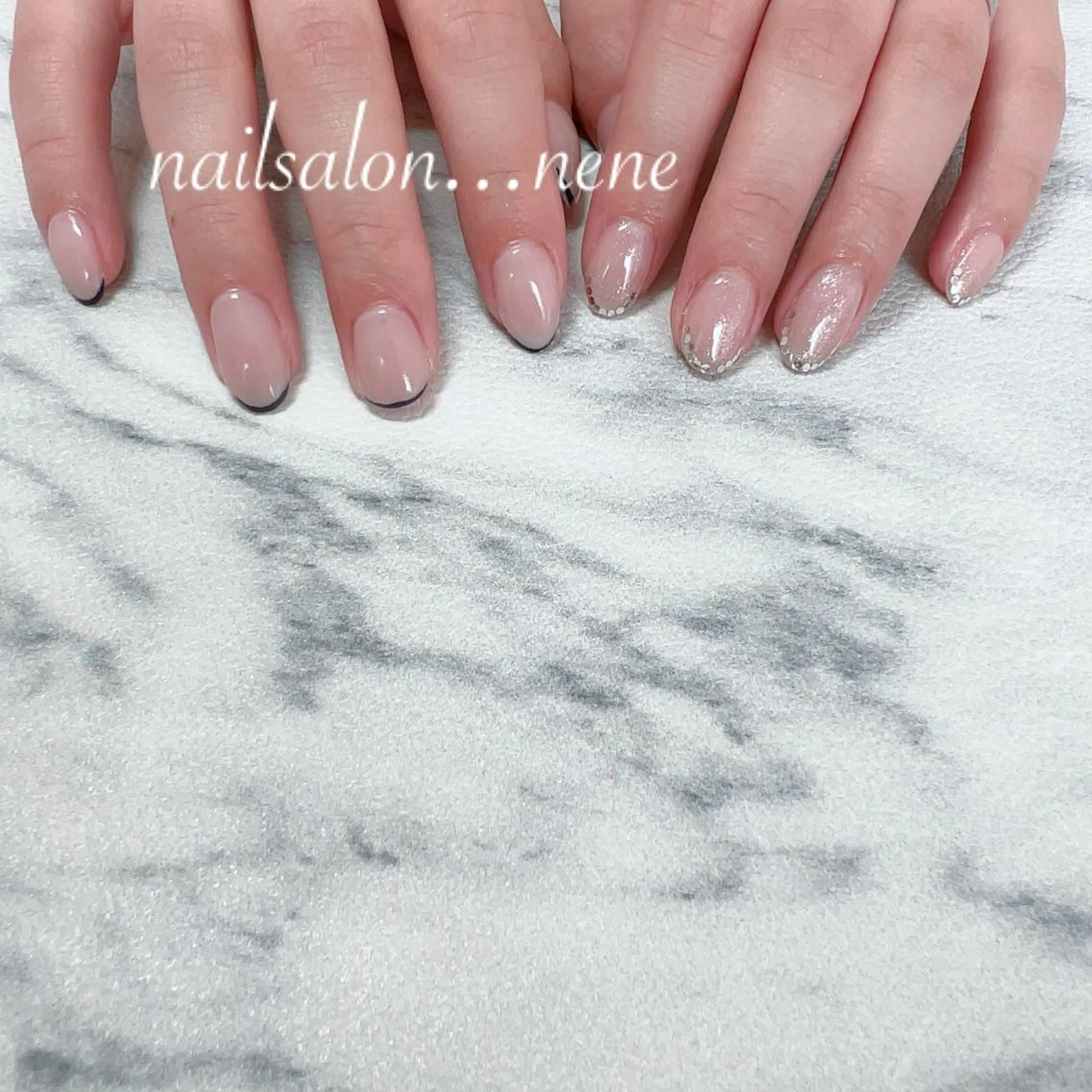 ネイル フレンチネイル nailsalon ...neneのネイルデザイン