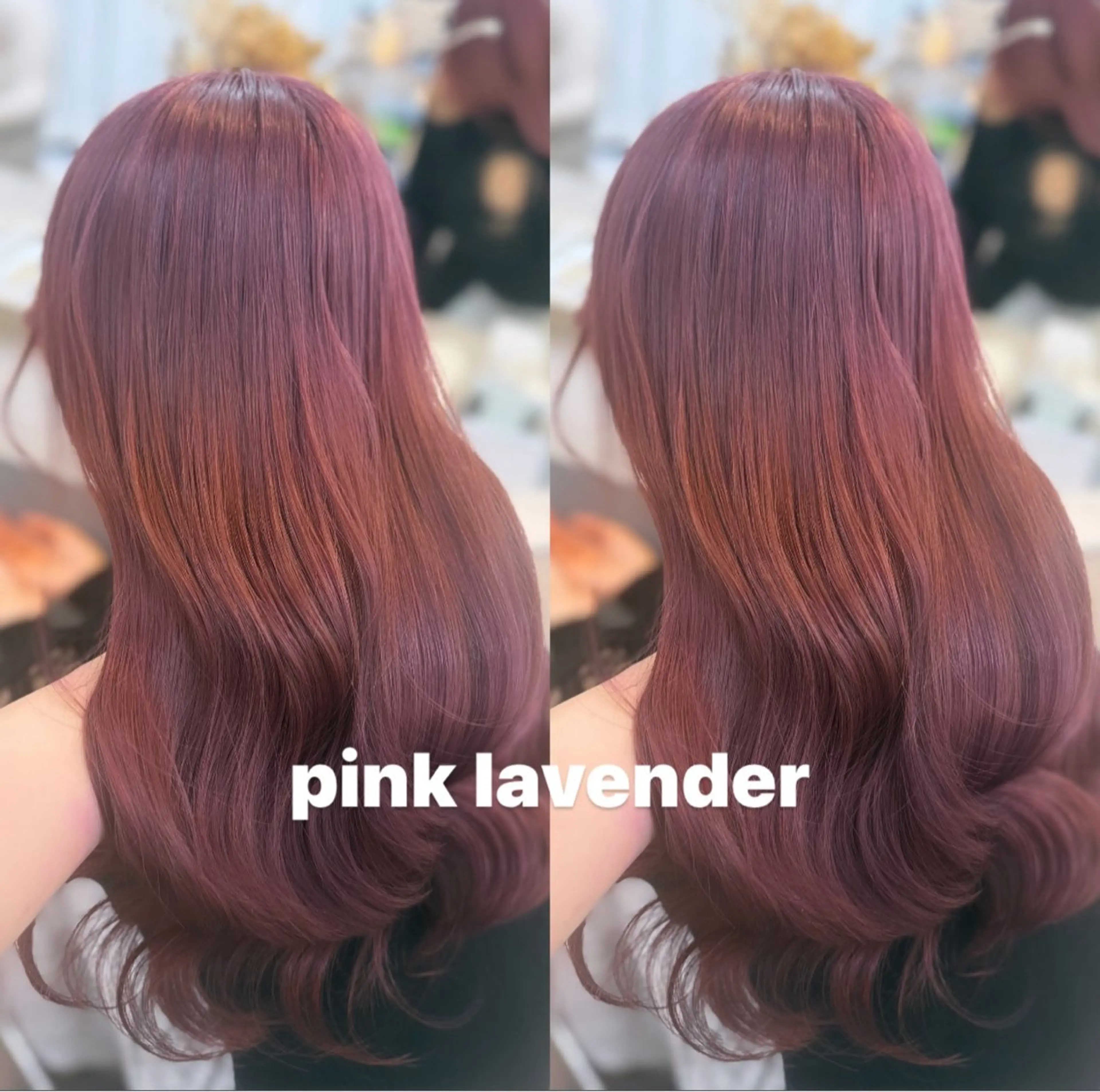 セミロング 韓国風ヘア ヘアカラー 🦋💫ami/ 韓国風カラー🦋💫のヘアスタイル